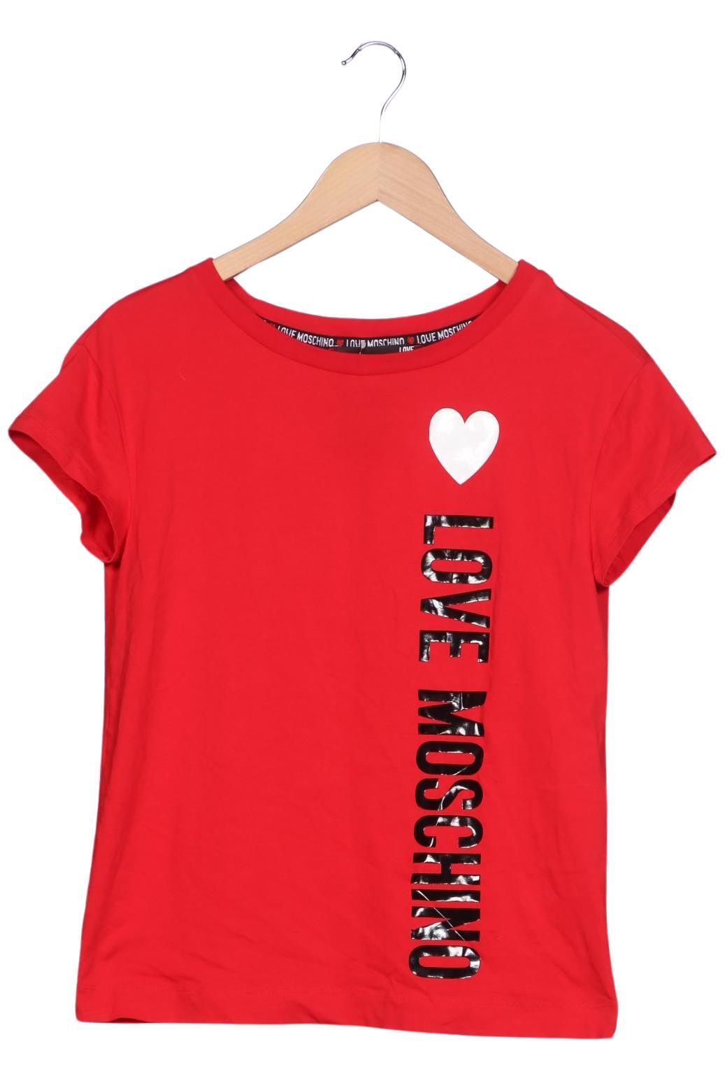 

Love Moschino Damen T-Shirt, rot, Gr. 36