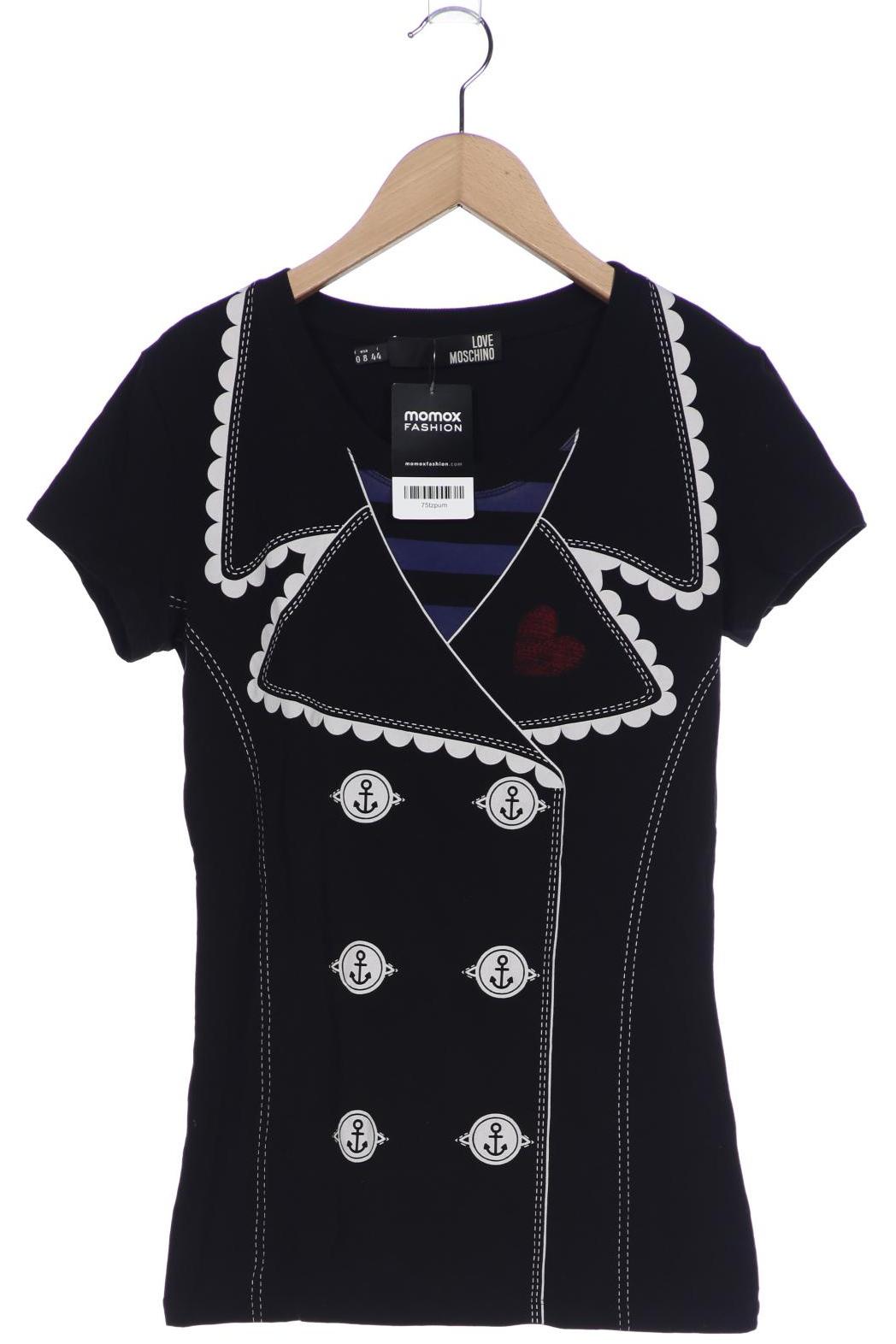 

Love Moschino Damen T-Shirt, schwarz, Gr. 40