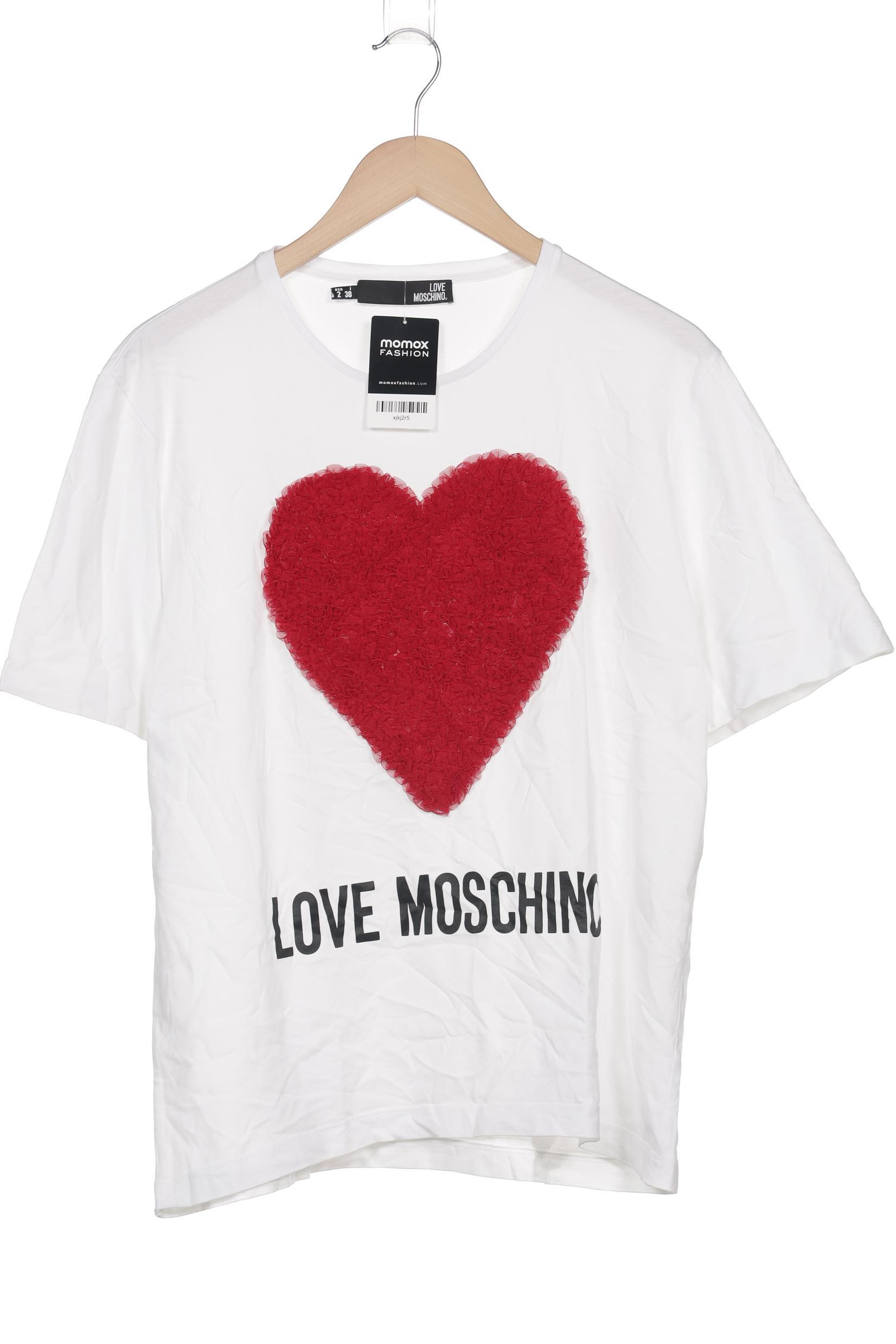 

Love Moschino Damen T-Shirt, weiß, Gr. 34