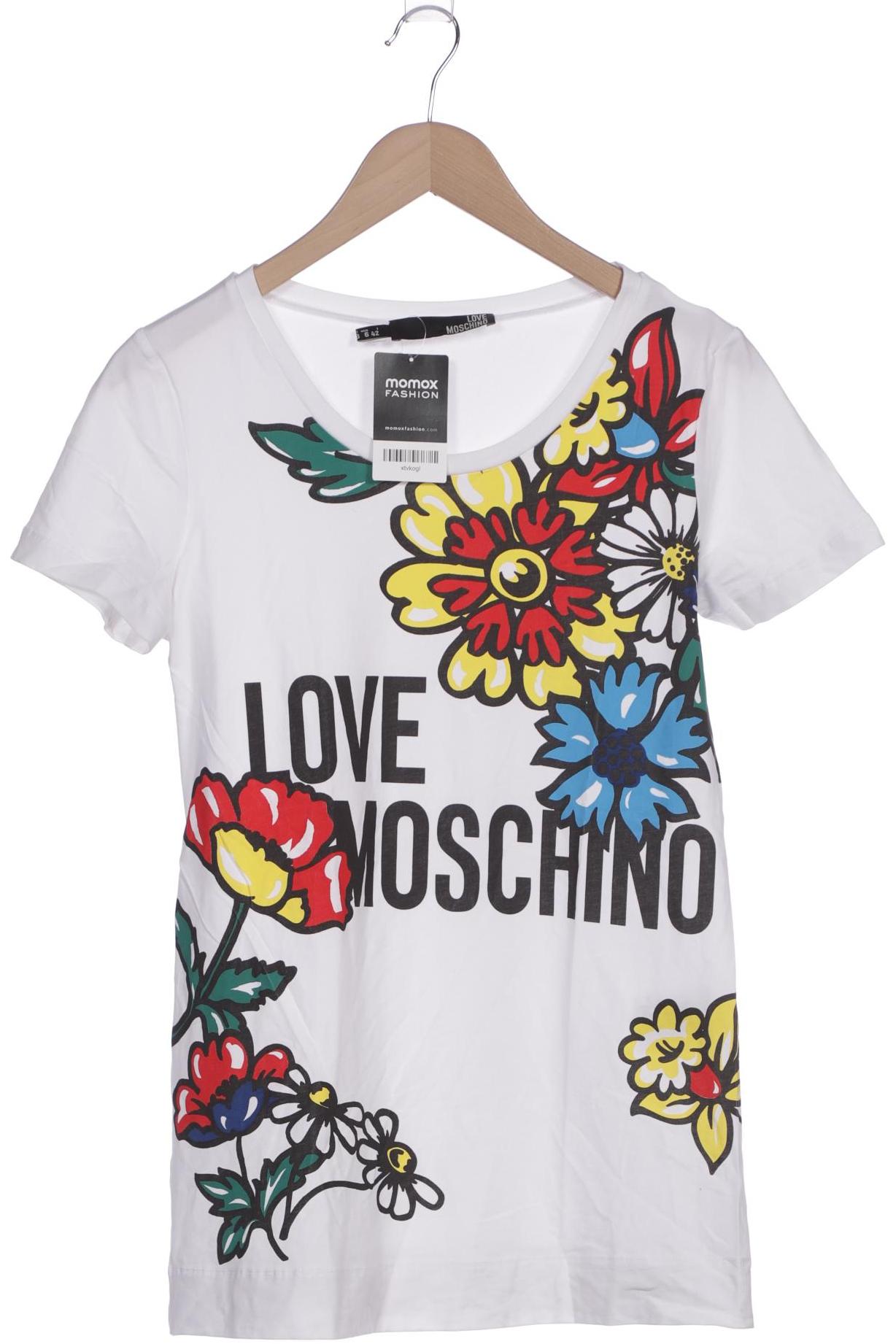 

Love Moschino Damen T-Shirt, weiß, Gr. 36