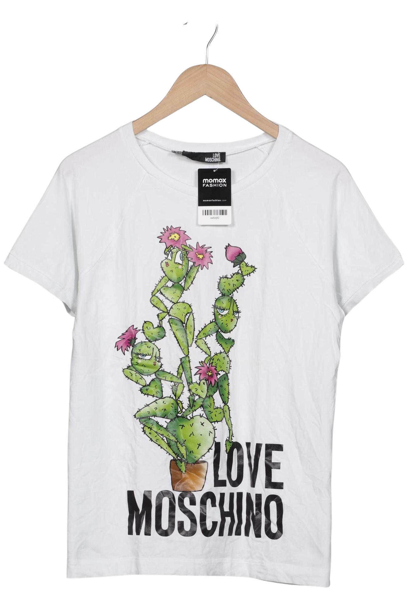 

Love Moschino Damen T-Shirt, weiß, Gr. 40