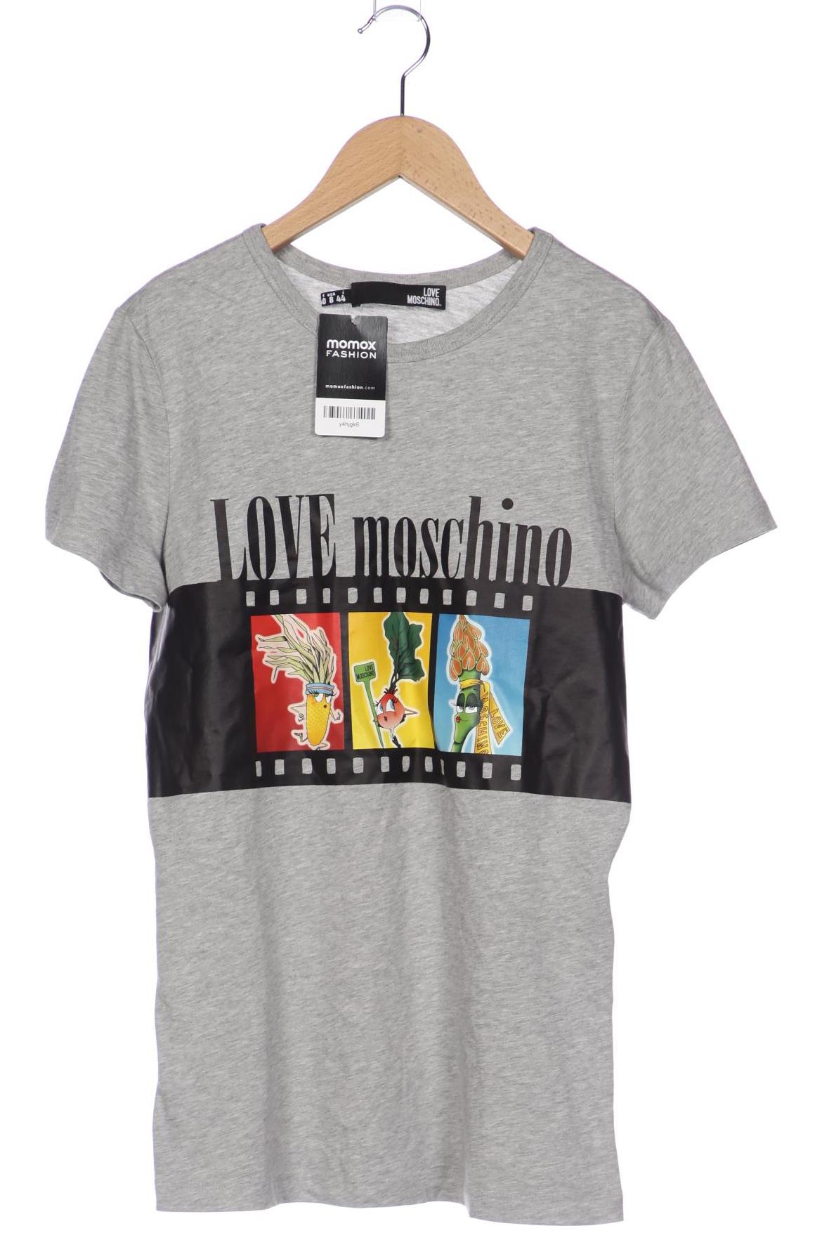 

Love Moschino Damen T-Shirt, grau, Gr. 40
