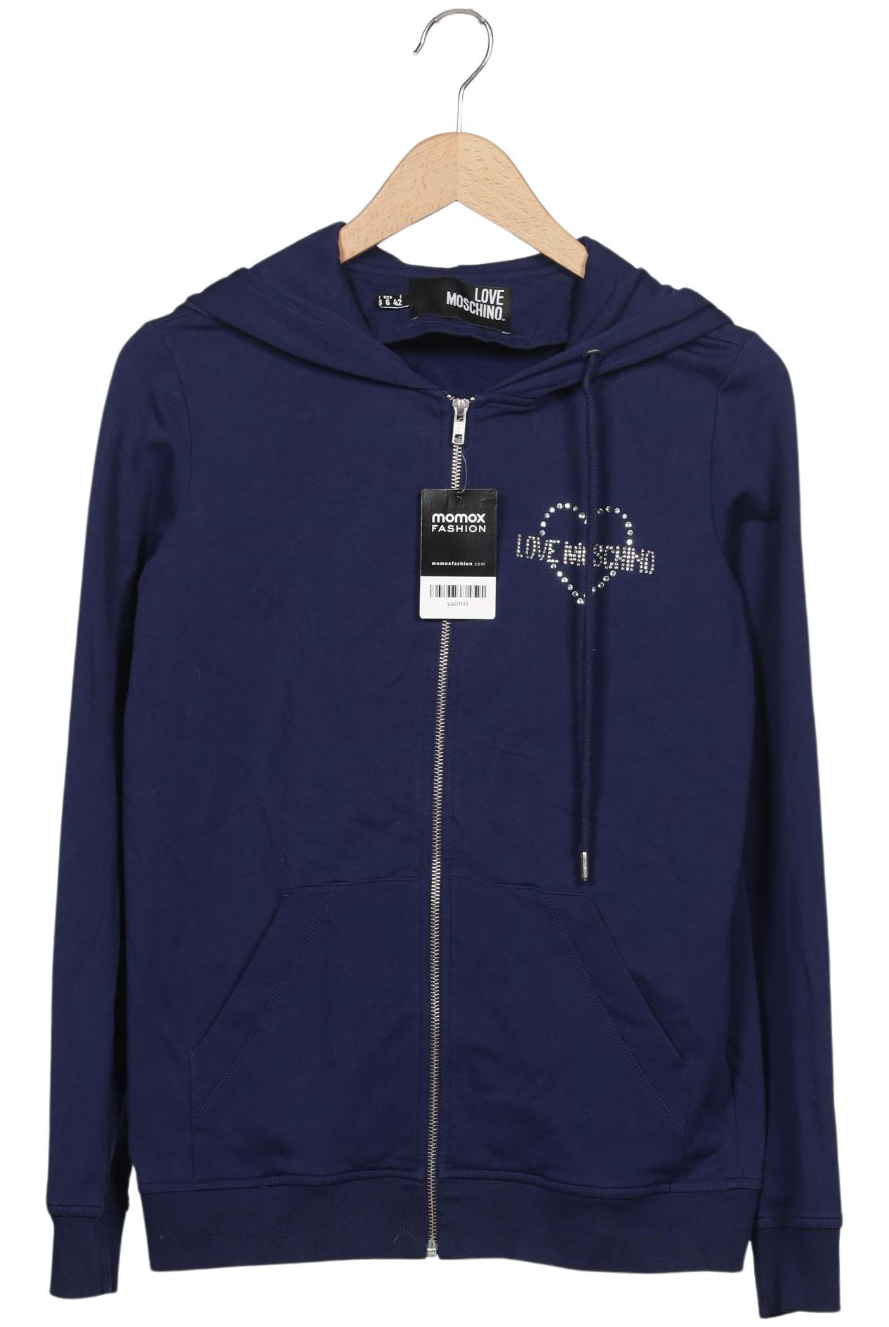 

Love Moschino Damen Kapuzenpullover, marineblau, Gr. 38