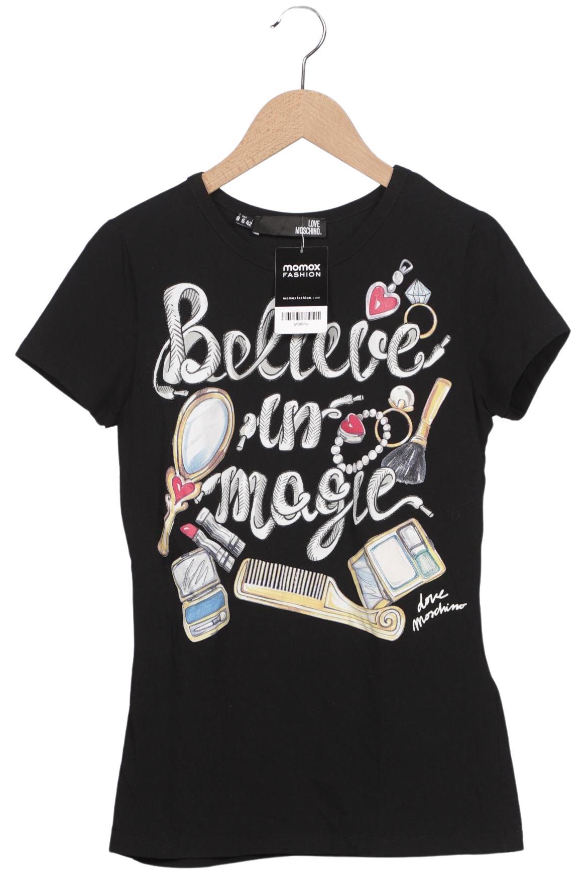 

Love Moschino Damen T-Shirt, schwarz, Gr. 38