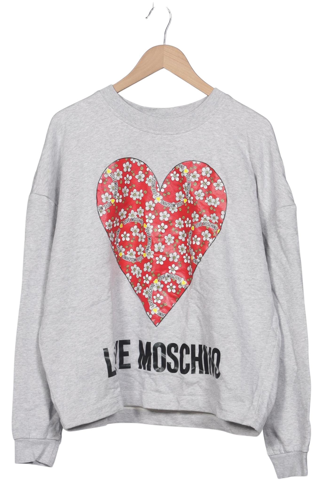 

Love Moschino Damen Sweatshirt, grau, Gr. 44