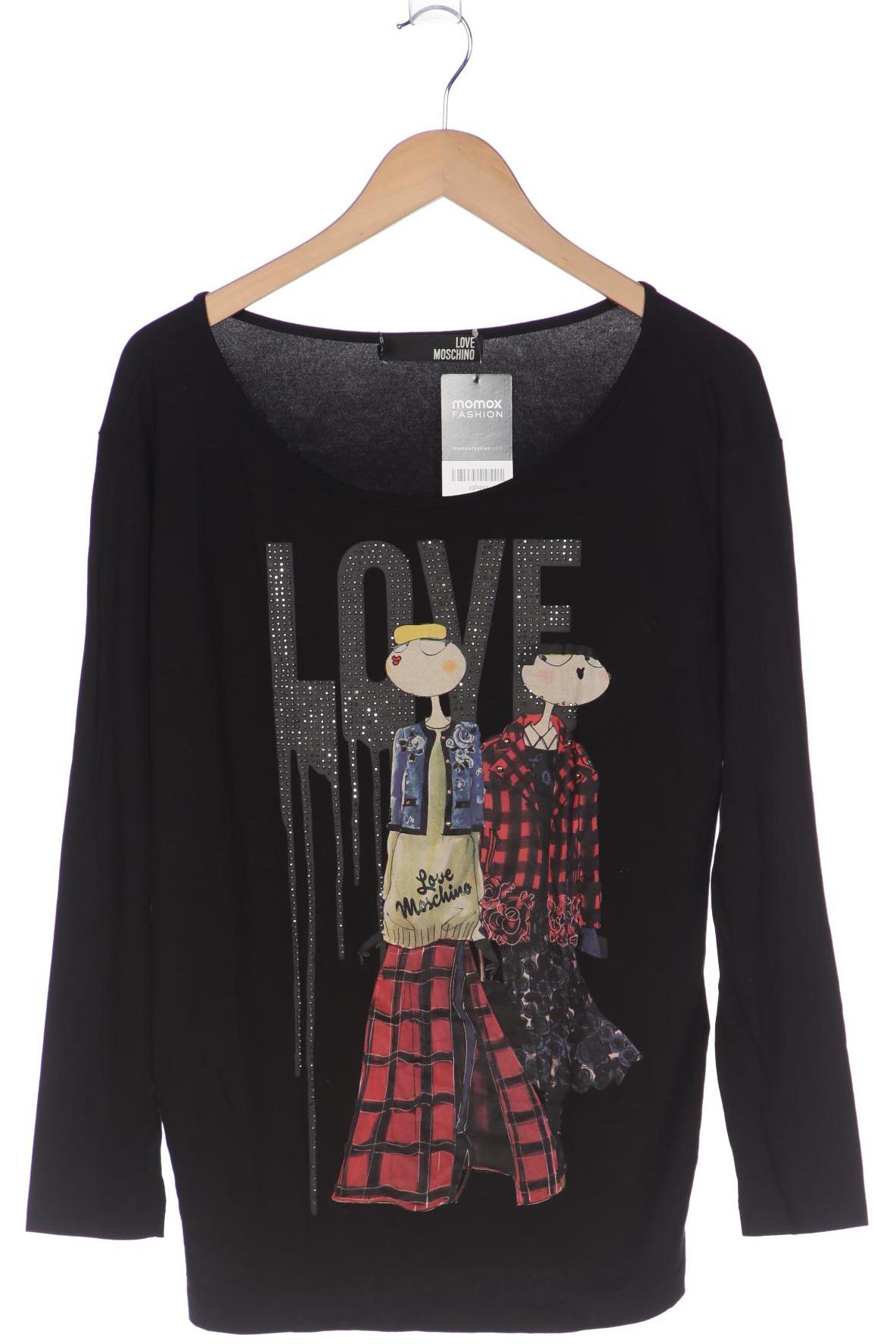 

LOVE MOSCHINO Damen Langarmshirt, schwarz