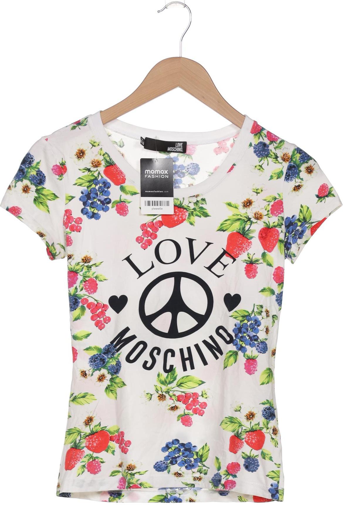 

Love Moschino Damen T-Shirt, weiß, Gr. 36