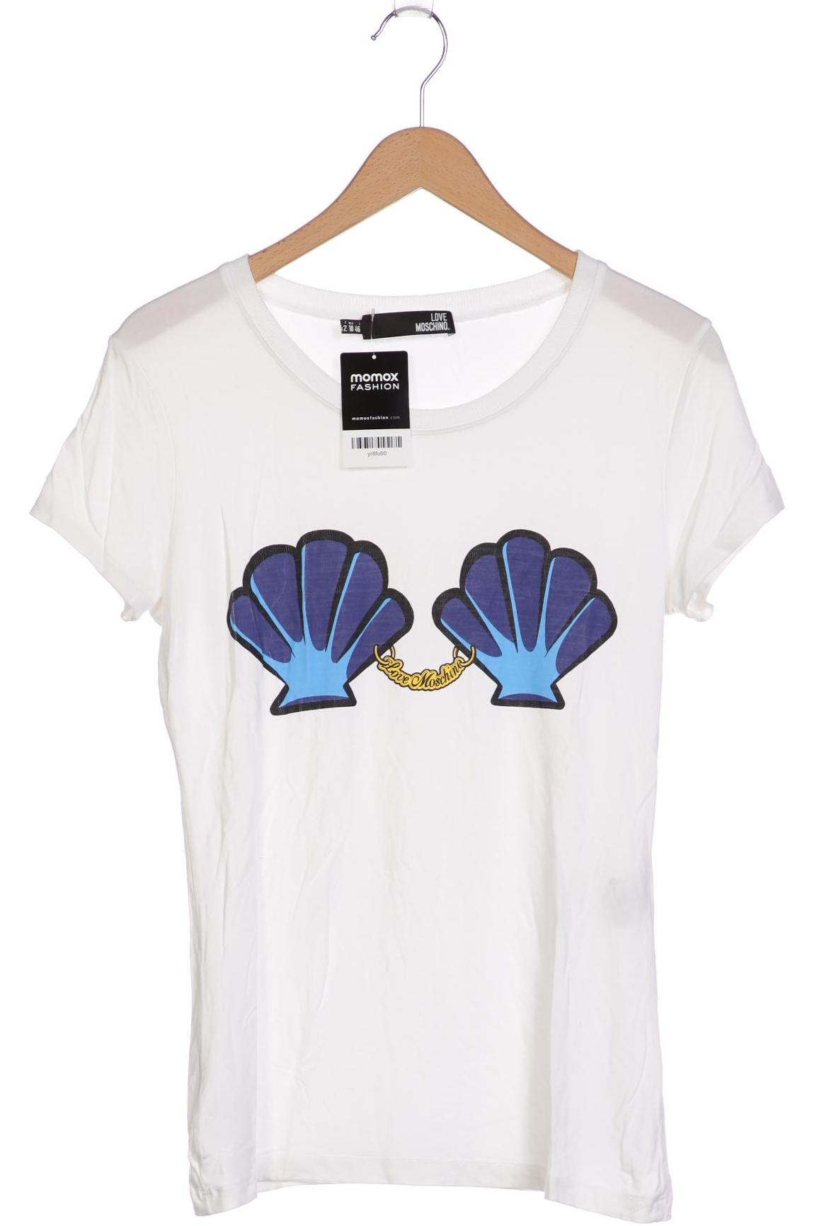 

Love Moschino Damen T-Shirt, weiß, Gr. 42