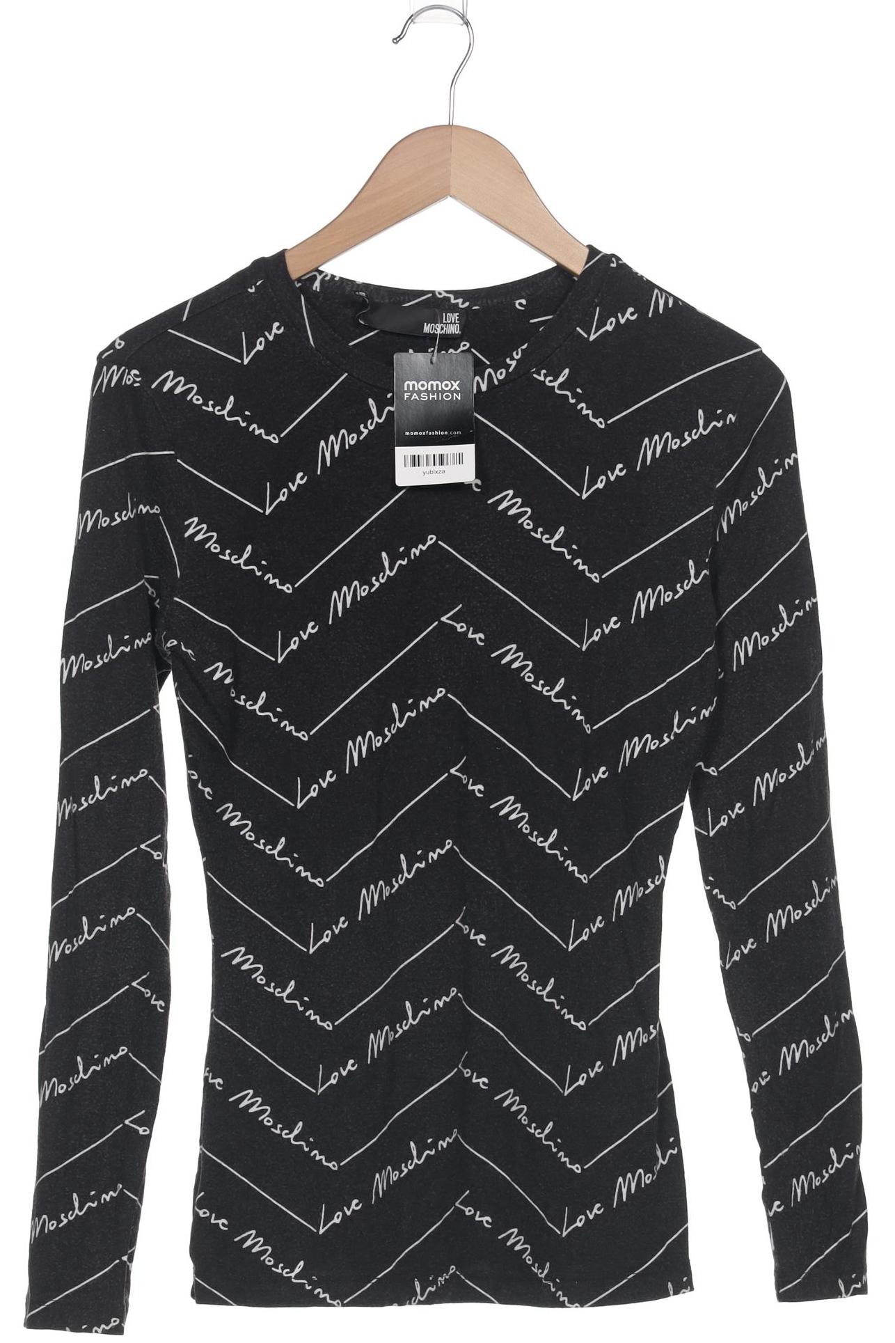 

Love Moschino Damen Langarmshirt, grau, Gr. 38