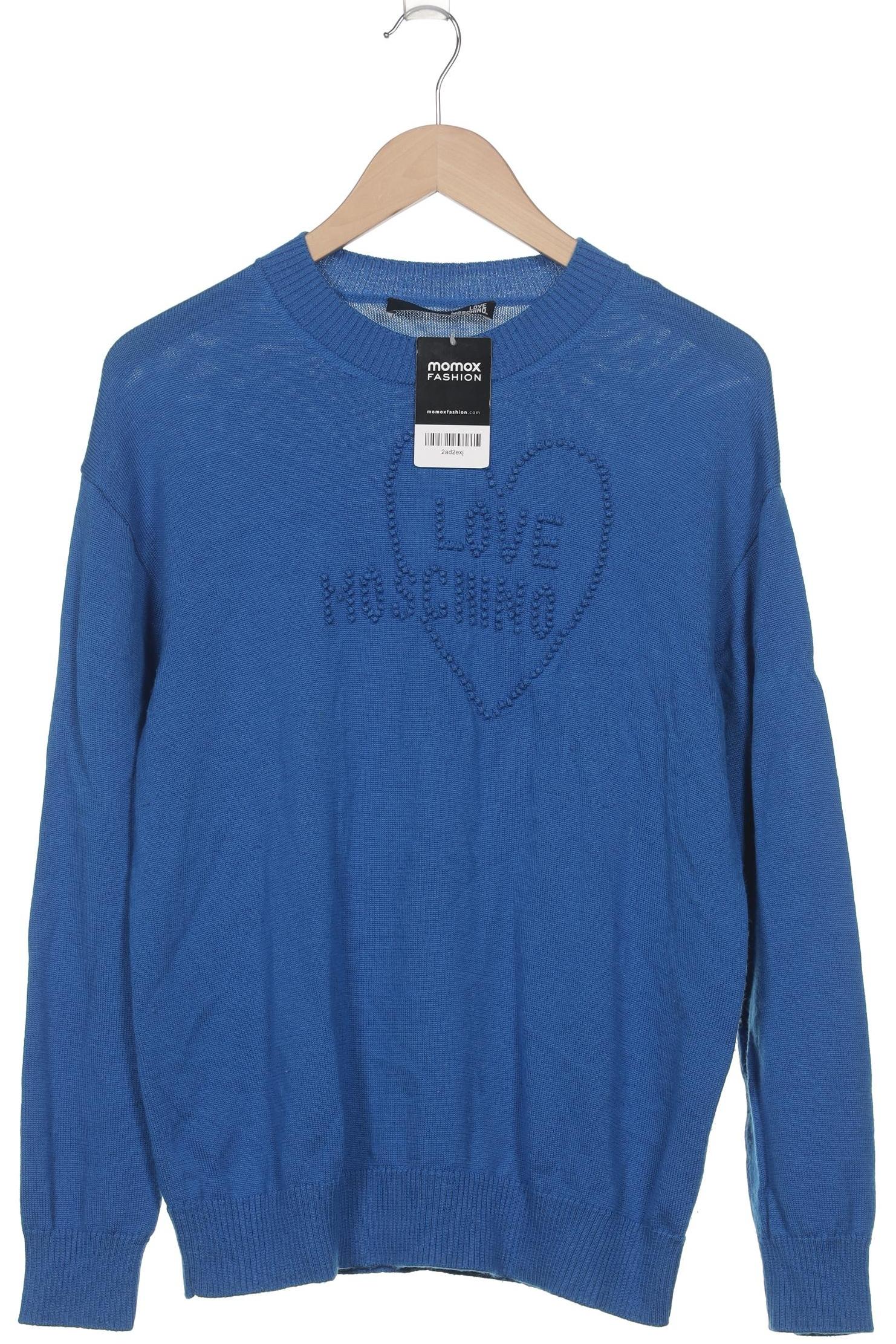 

Love Moschino Damen Pullover, blau, Gr. 42