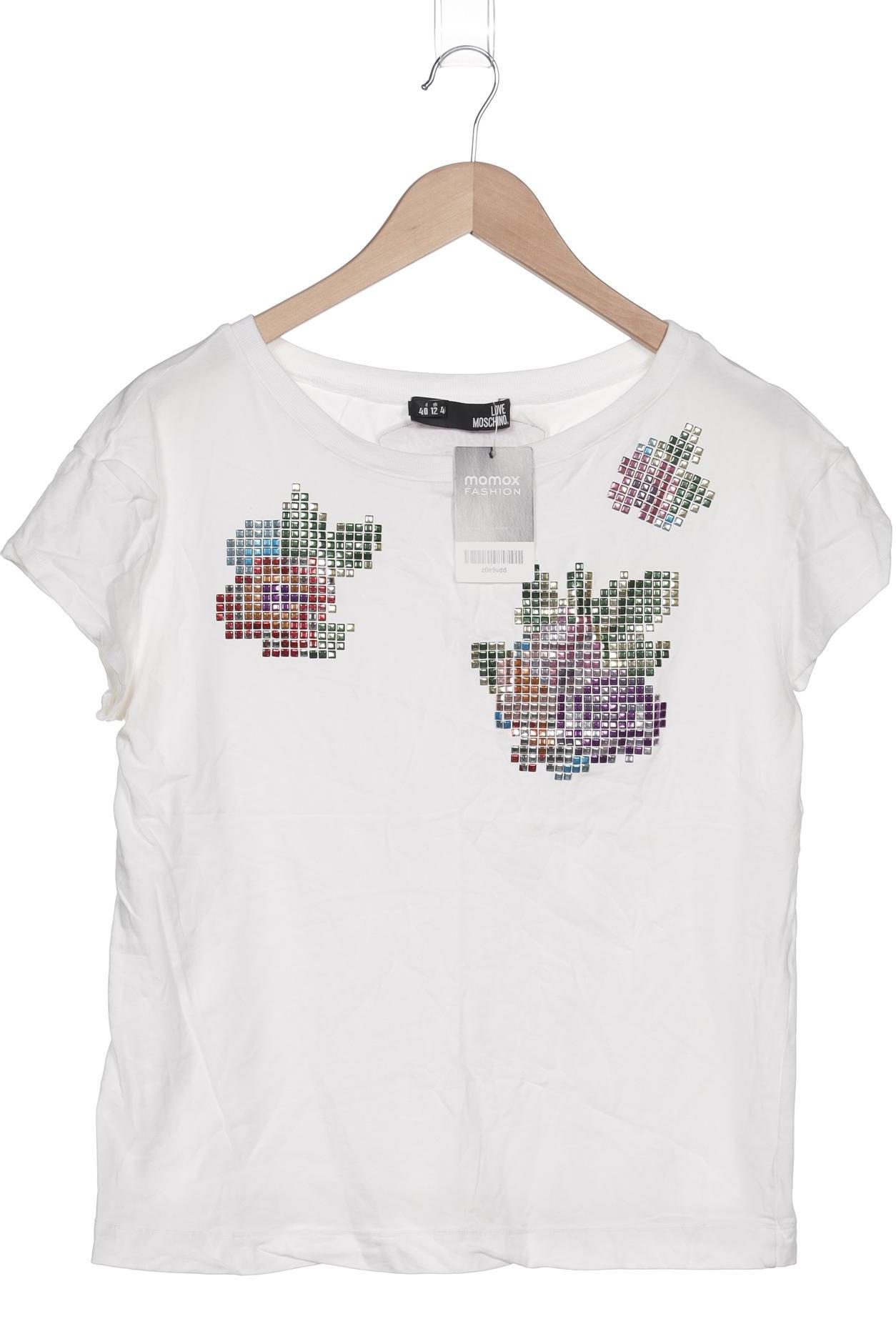 

Love Moschino Damen T-Shirt, weiß, Gr. 40