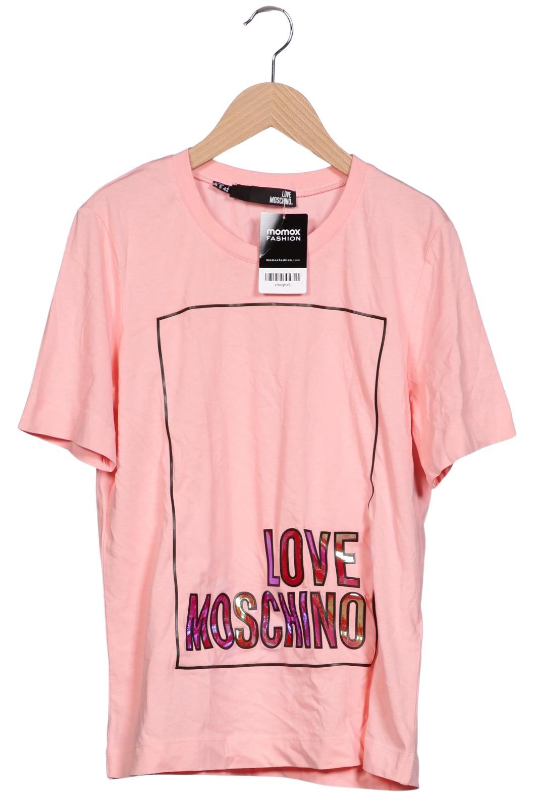 

Love Moschino Damen T-Shirt, pink, Gr. 36