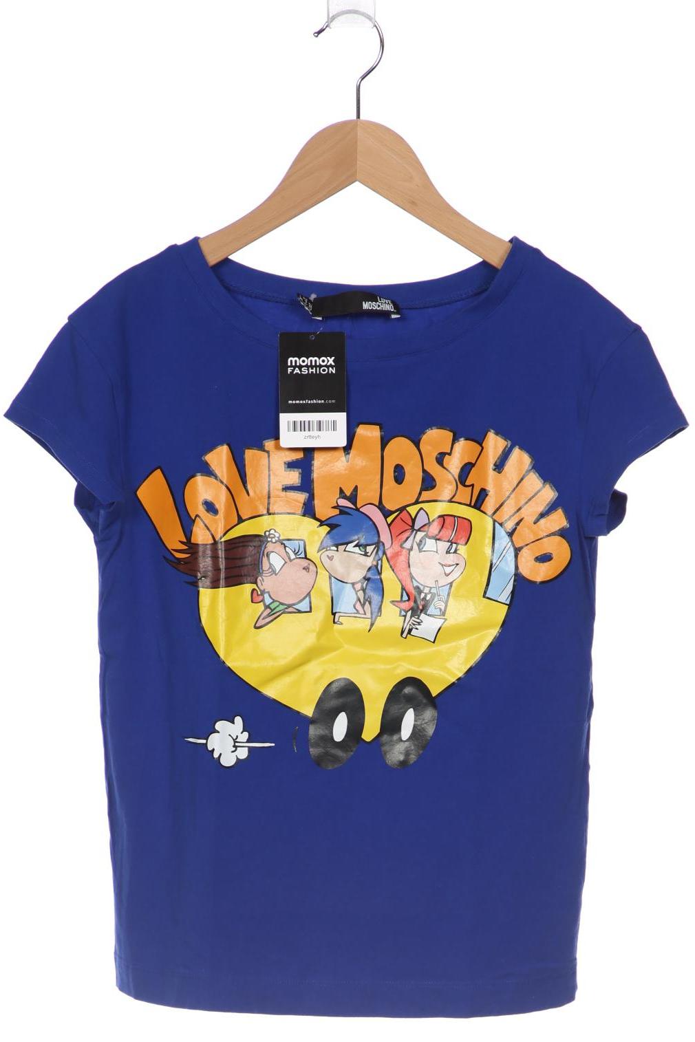 

LOVE MOSCHINO Damen T-Shirt, blau