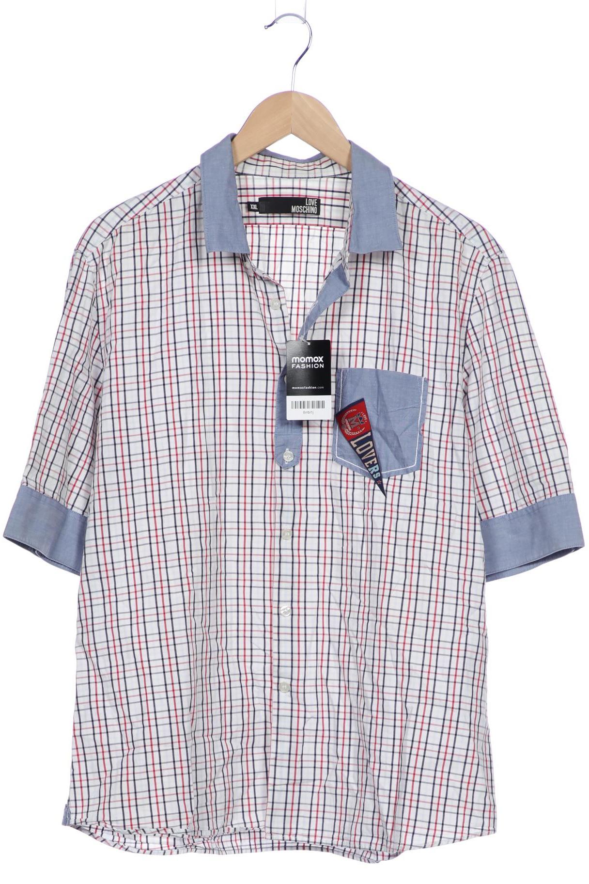 

Love Moschino Herren Hemd, weiß, Gr. 56