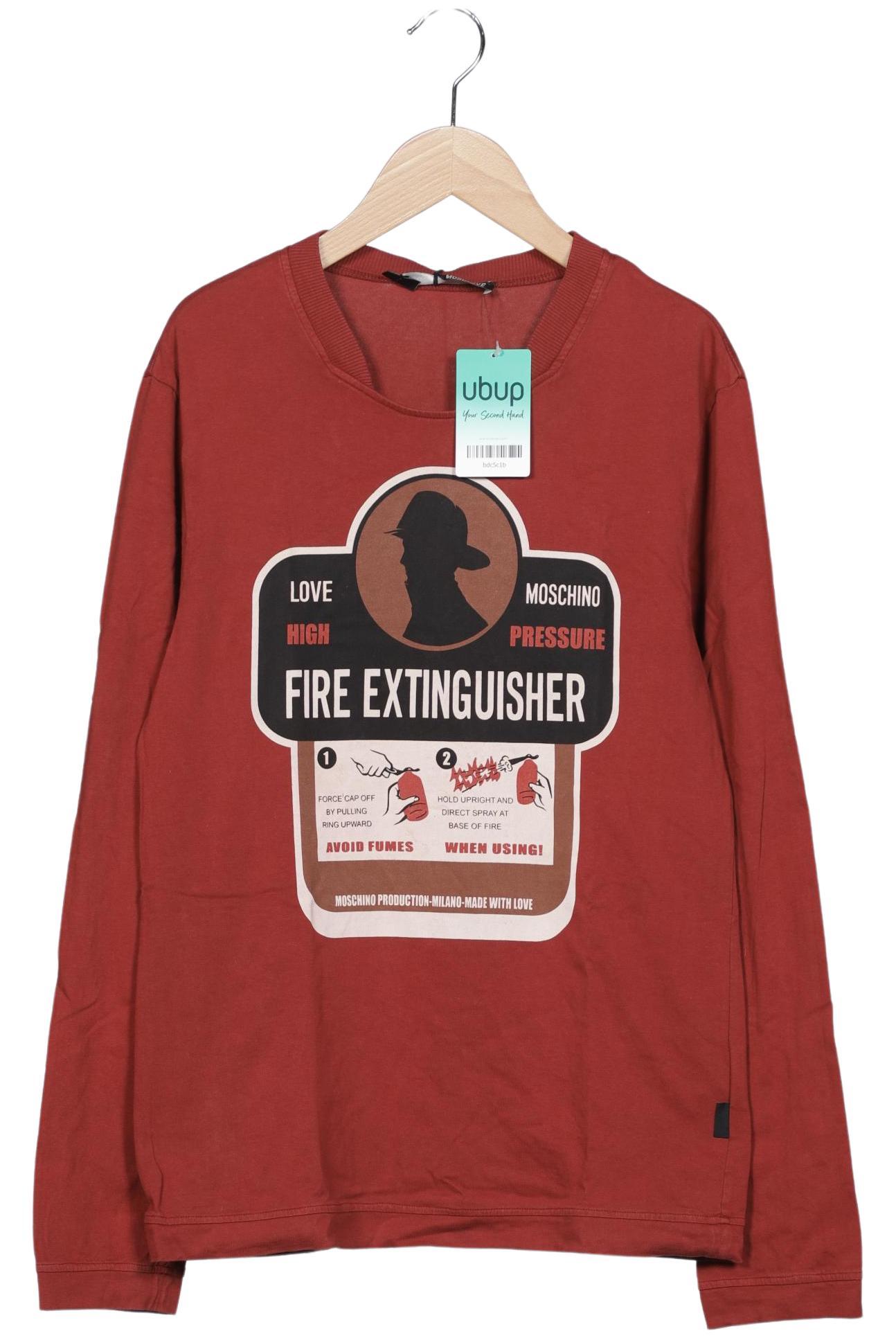 

Love Moschino Herren Langarmshirt, rot, Gr. 48