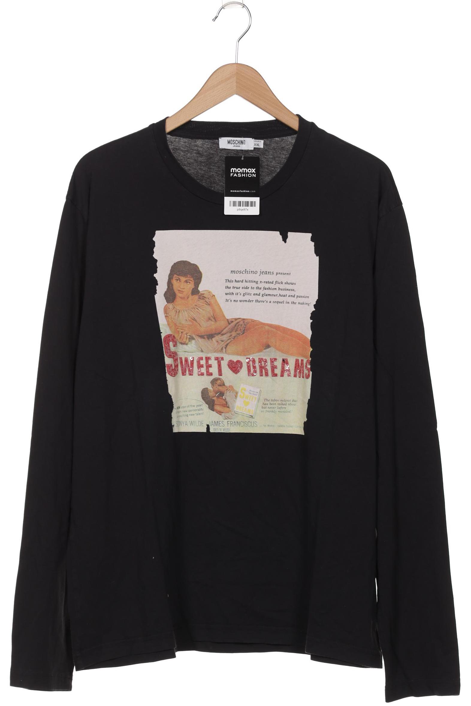 

Love Moschino Herren Langarmshirt, schwarz, Gr. 56