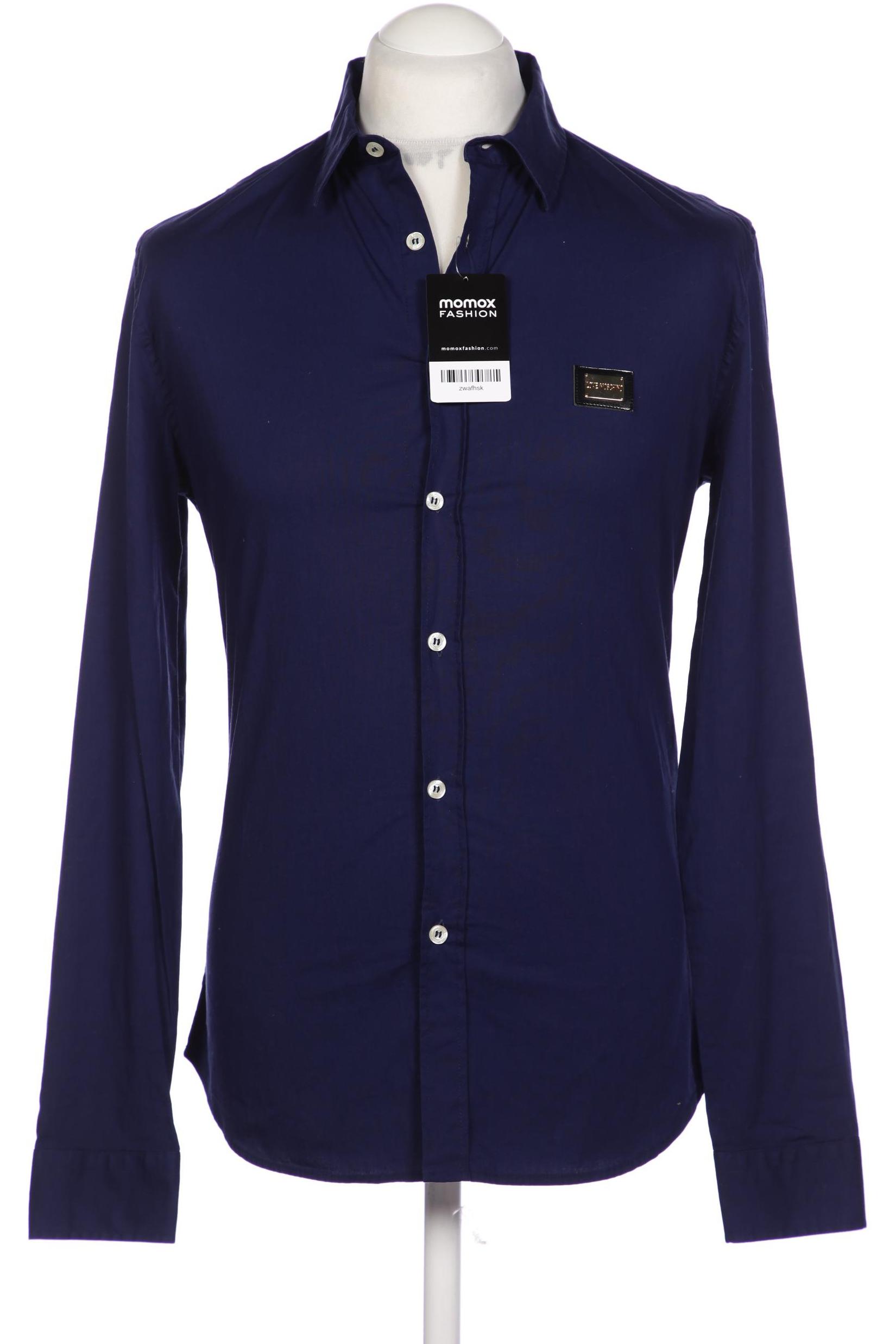 

Love Moschino Herren Hemd, marineblau, Gr. 48
