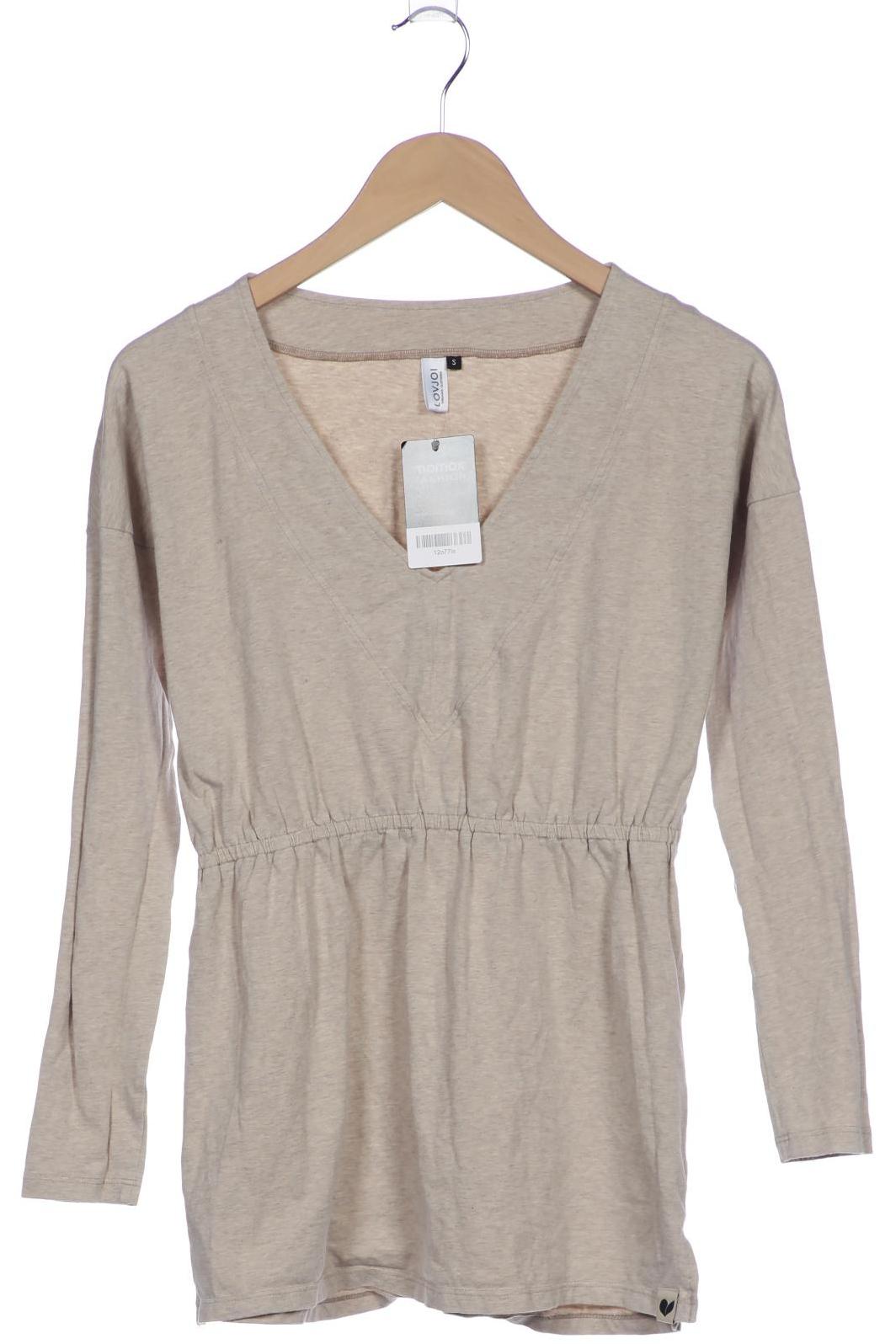 

Lovjoi Damen Langarmshirt, beige, Gr. 36