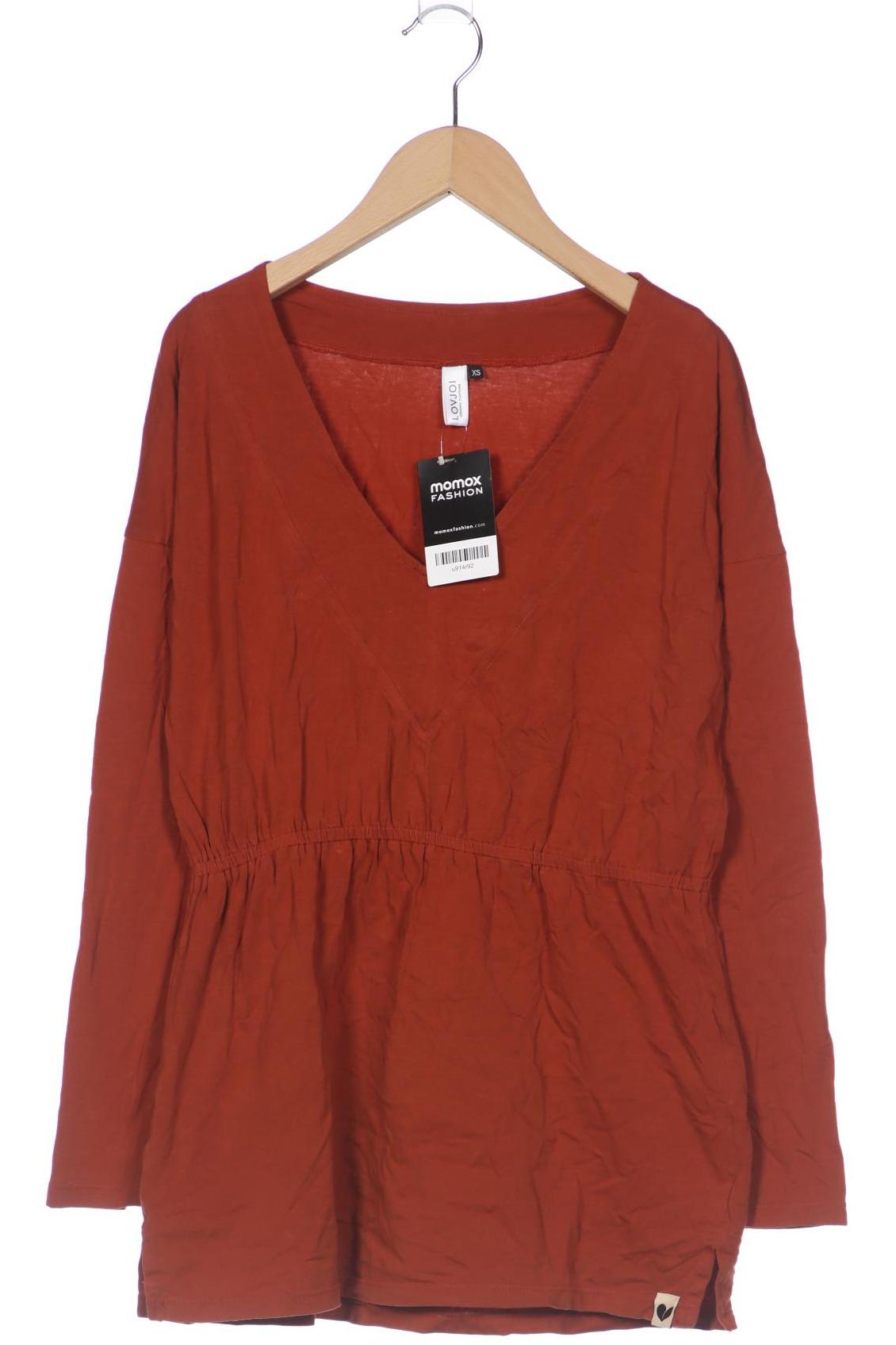 

Lovjoi Damen Langarmshirt, braun, Gr. 34