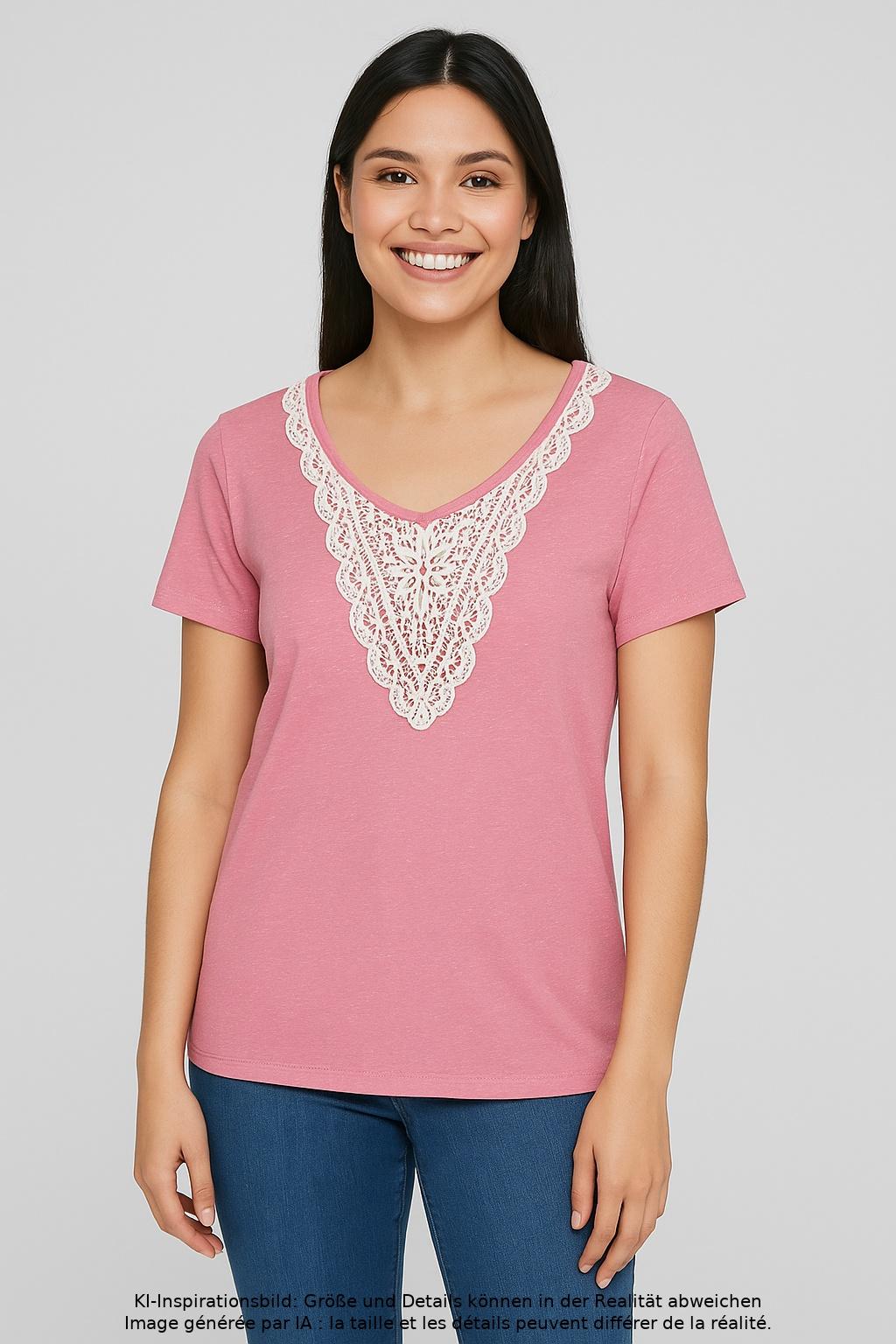 

LTB Damen T-Shirt, pink, Gr. 38