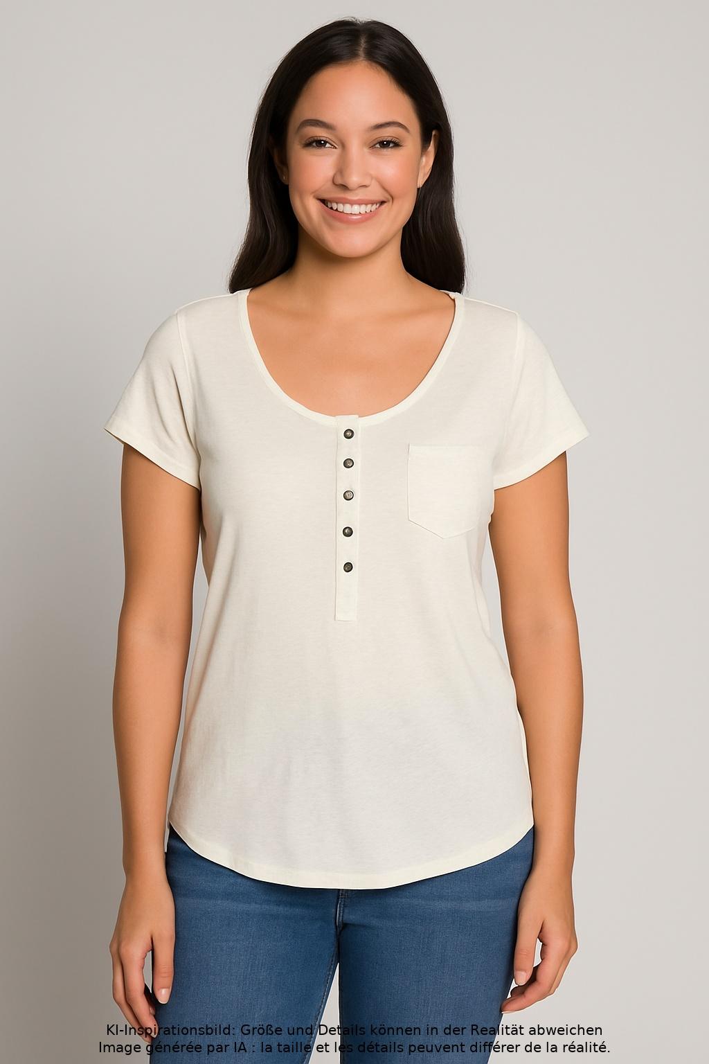 

LTB Damen T-Shirt, beige, Gr. 38