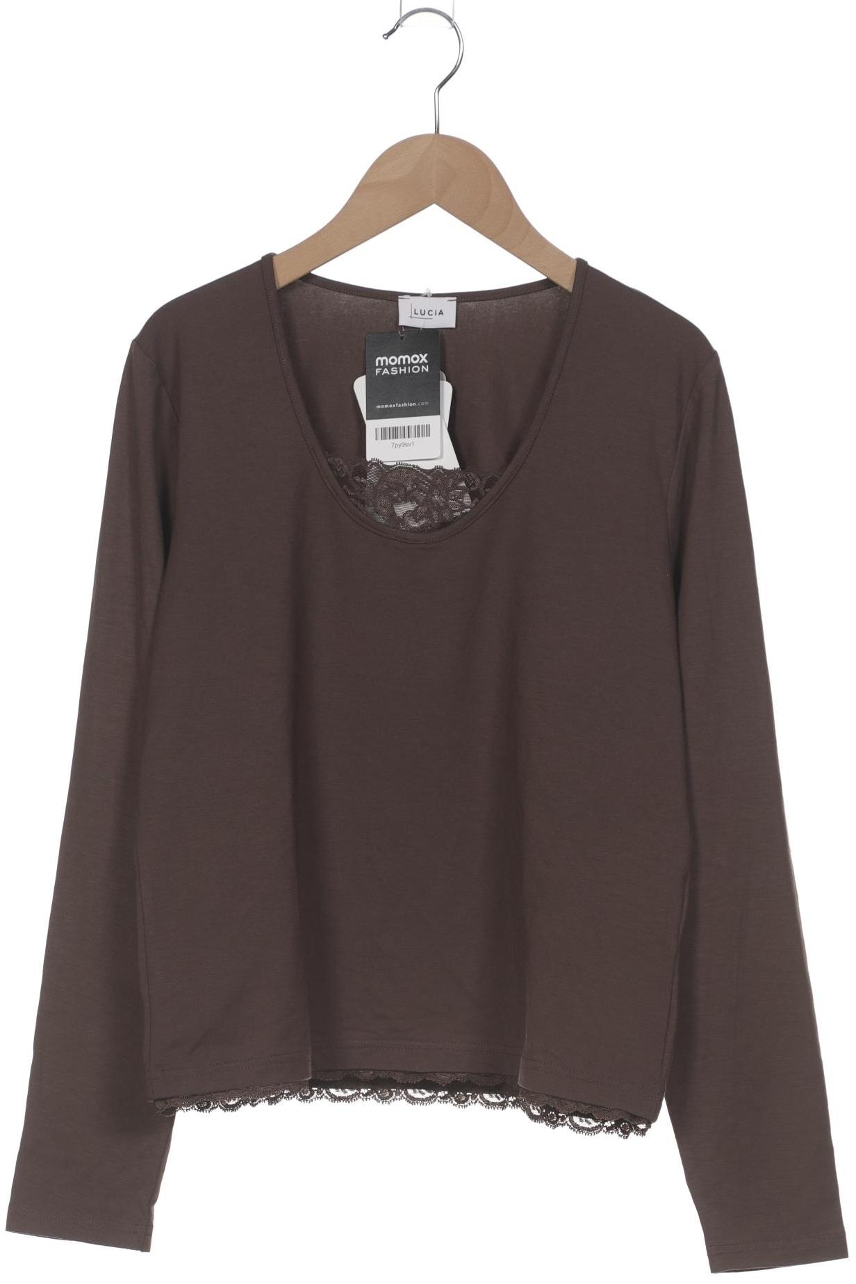 

Lucia Damen Langarmshirt, braun, Gr. 40
