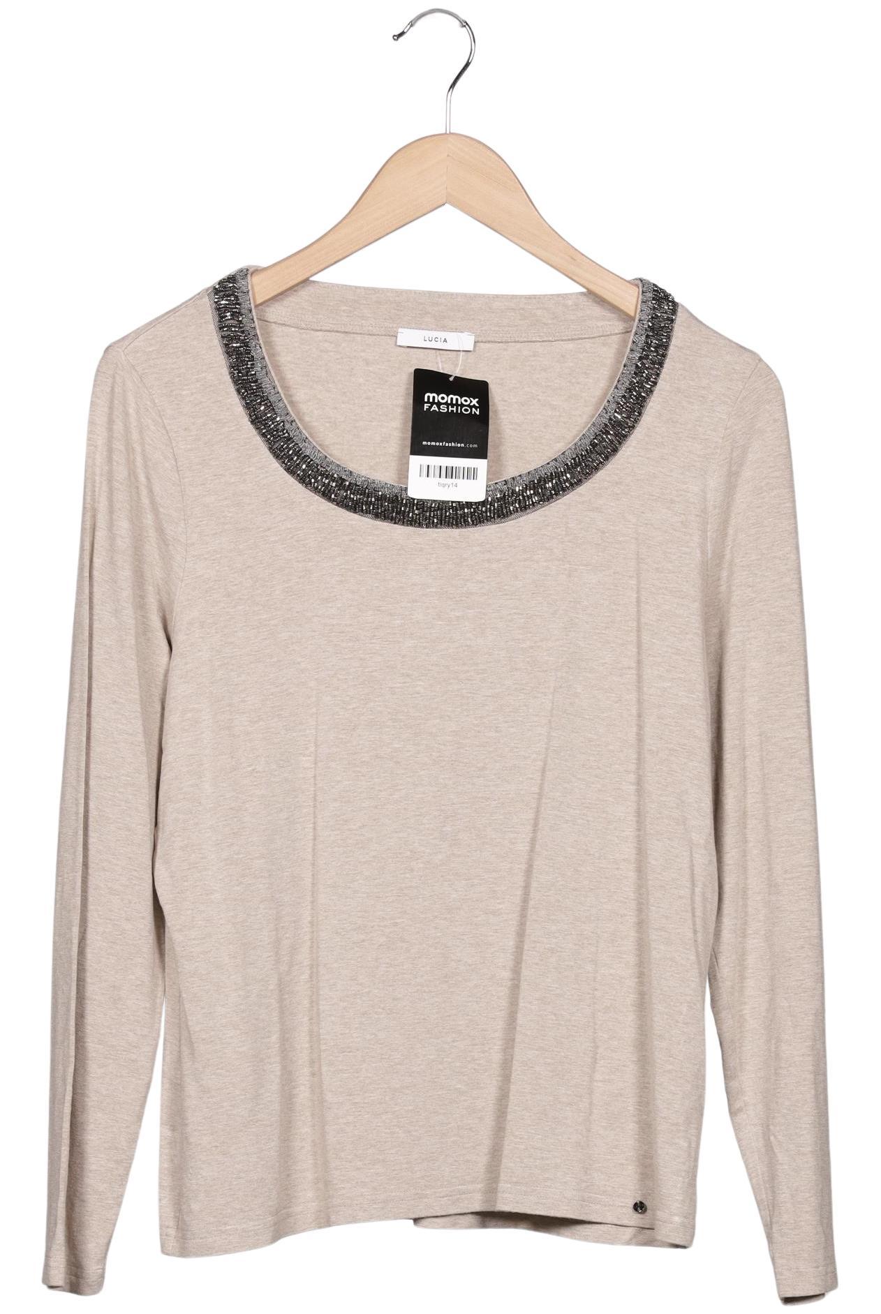 

Lucia Damen Langarmshirt, beige, Gr. 40