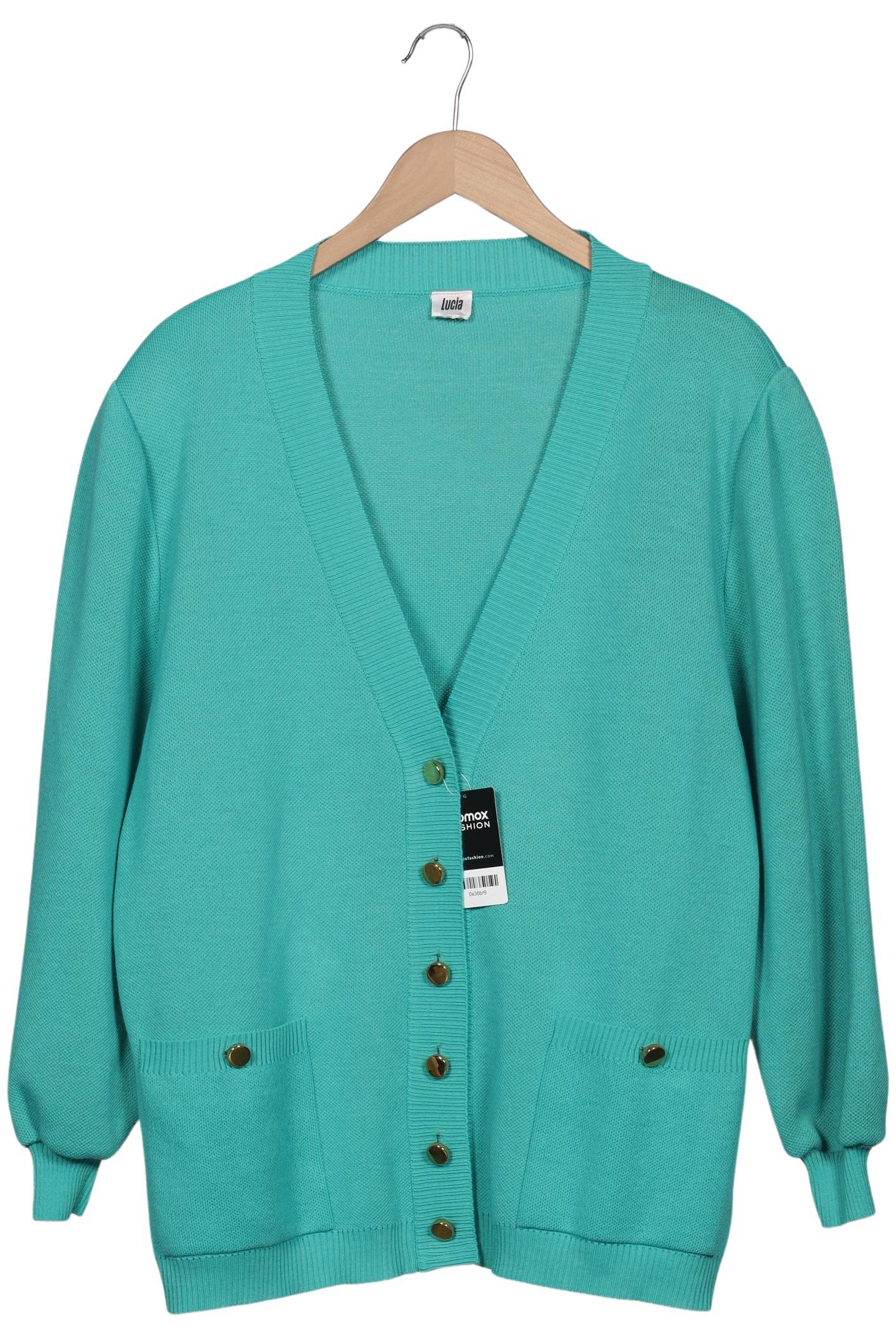 

Lucia Damen Strickjacke, türkis, Gr. 48