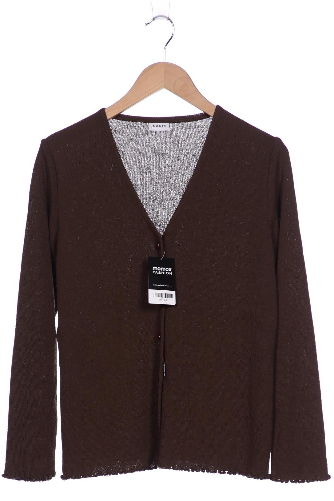 

Lucia Damen Strickjacke, braun, Gr. 44