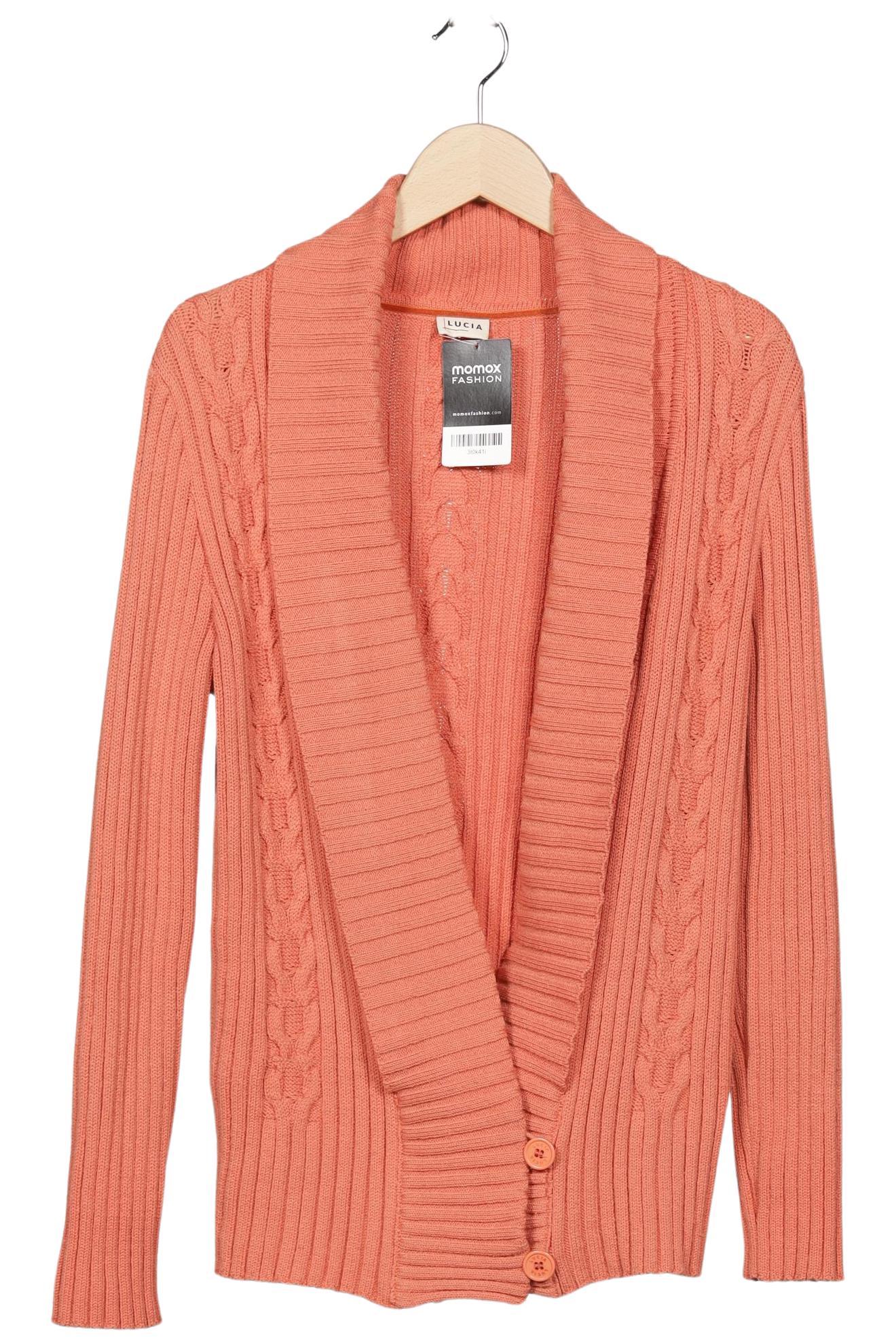 

Lucia Damen Strickjacke, orange, Gr. 40