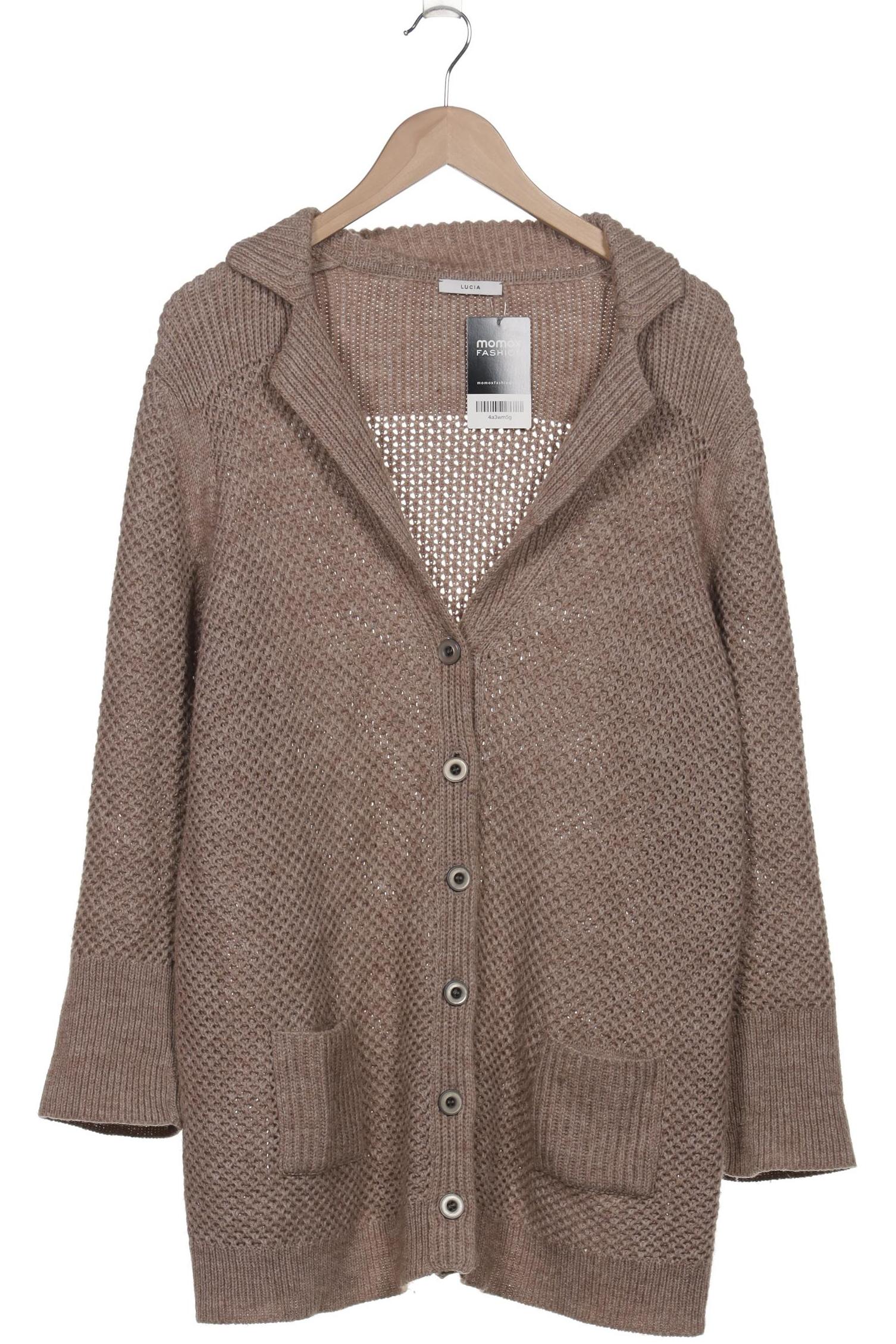 

Lucia Damen Strickjacke, braun, Gr. 46