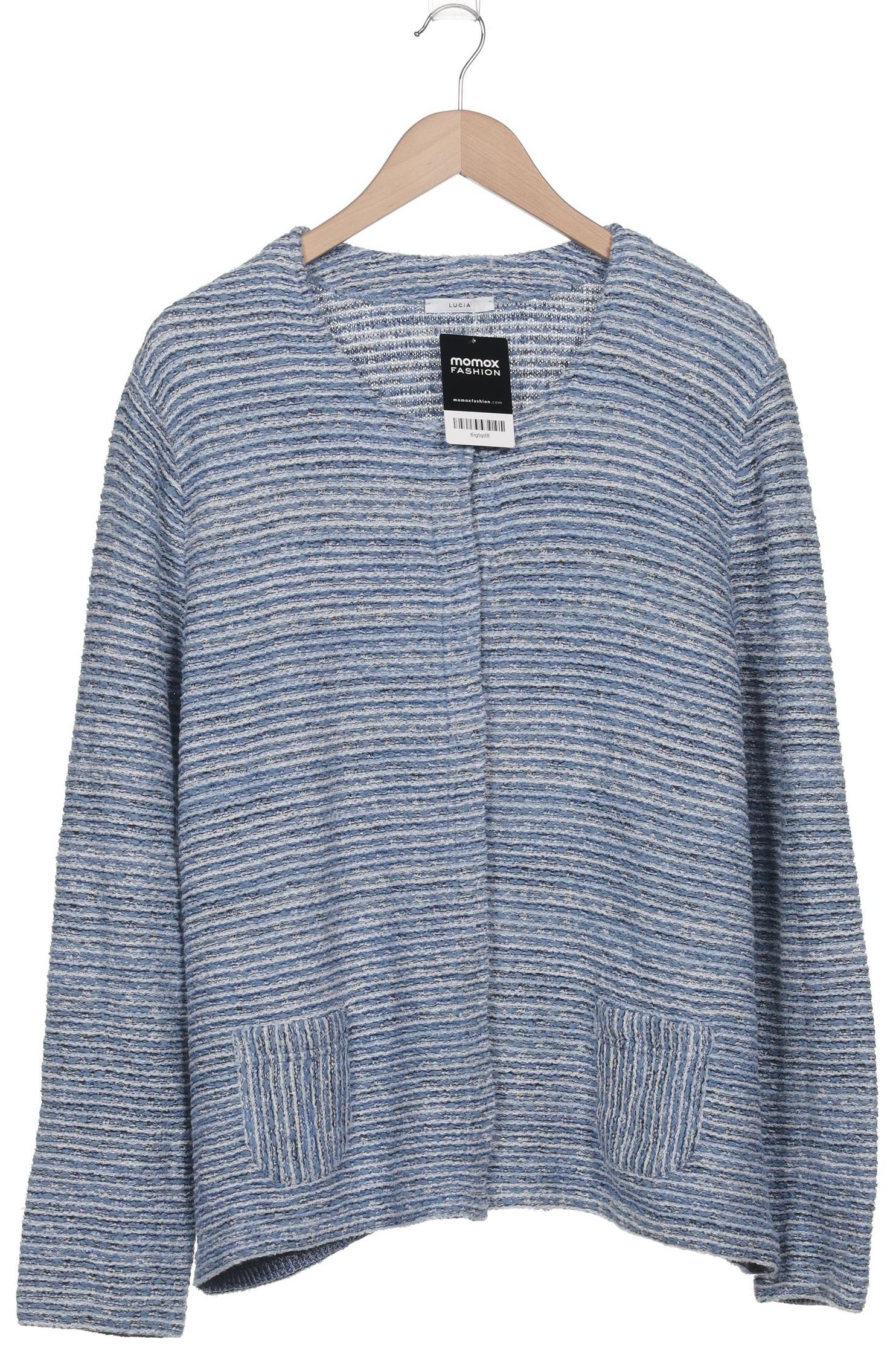 

Lucia Damen Strickjacke, blau, Gr. 48