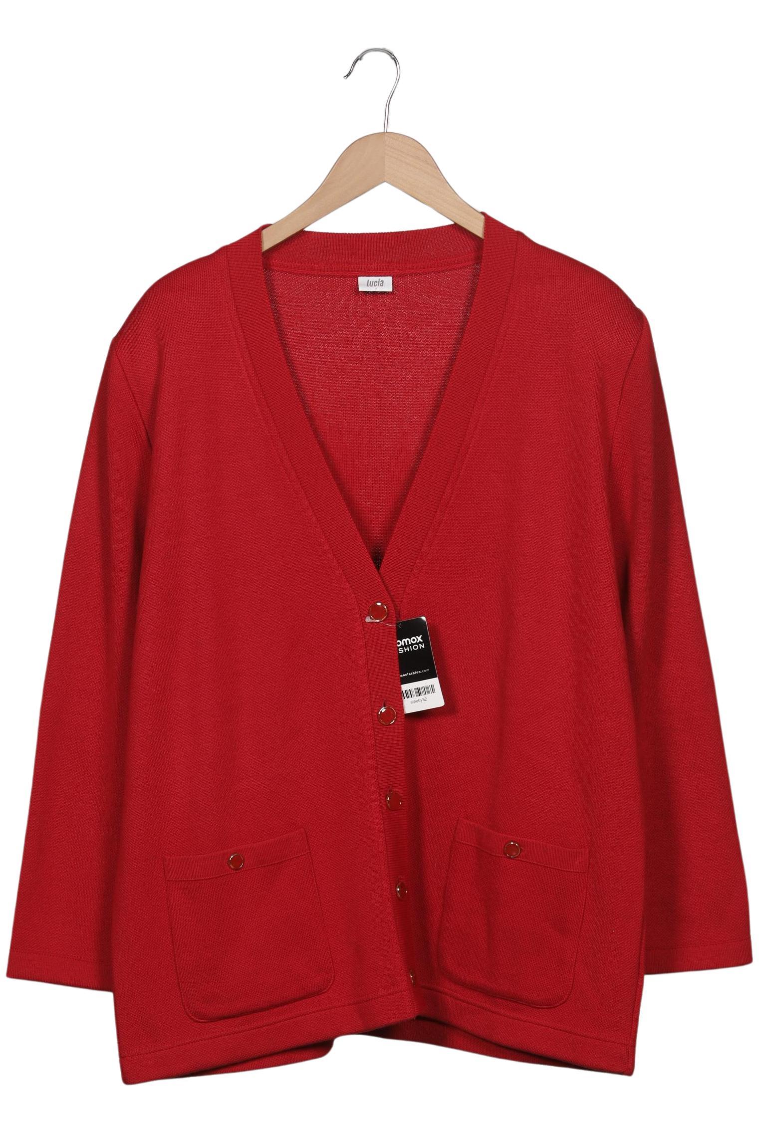

Lucia Damen Strickjacke, rot, Gr. 48