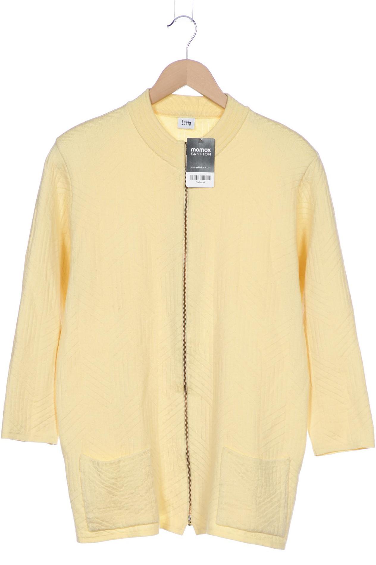 

Lucia Damen Strickjacke, gelb, Gr. 42
