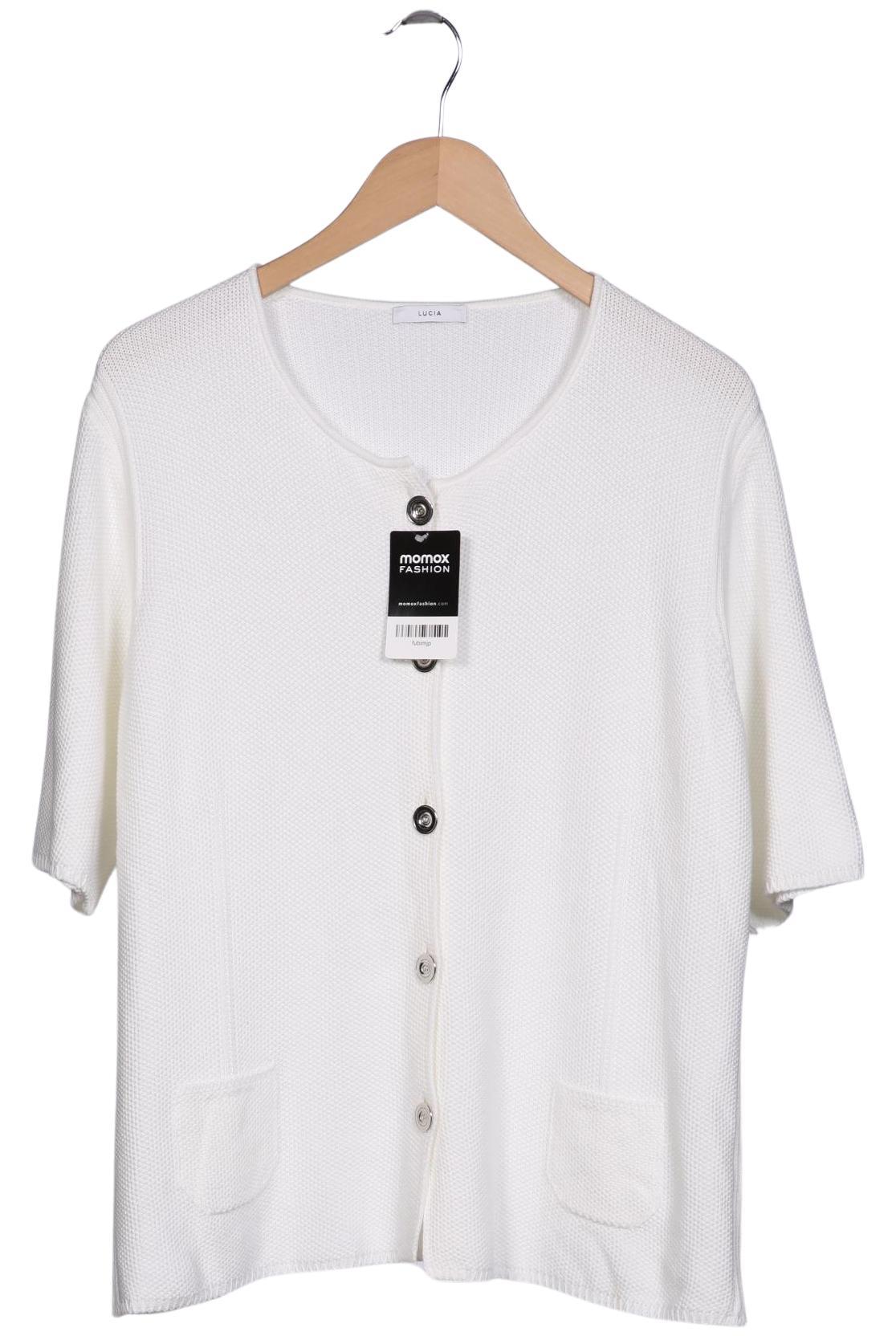 

Lucia Damen Strickjacke, weiß, Gr. 46