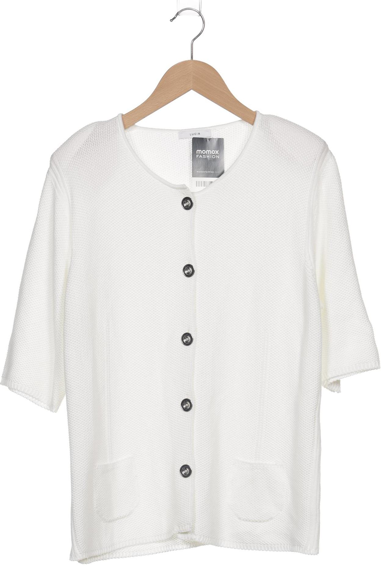 

Lucia Damen Strickjacke, weiß, Gr. 42