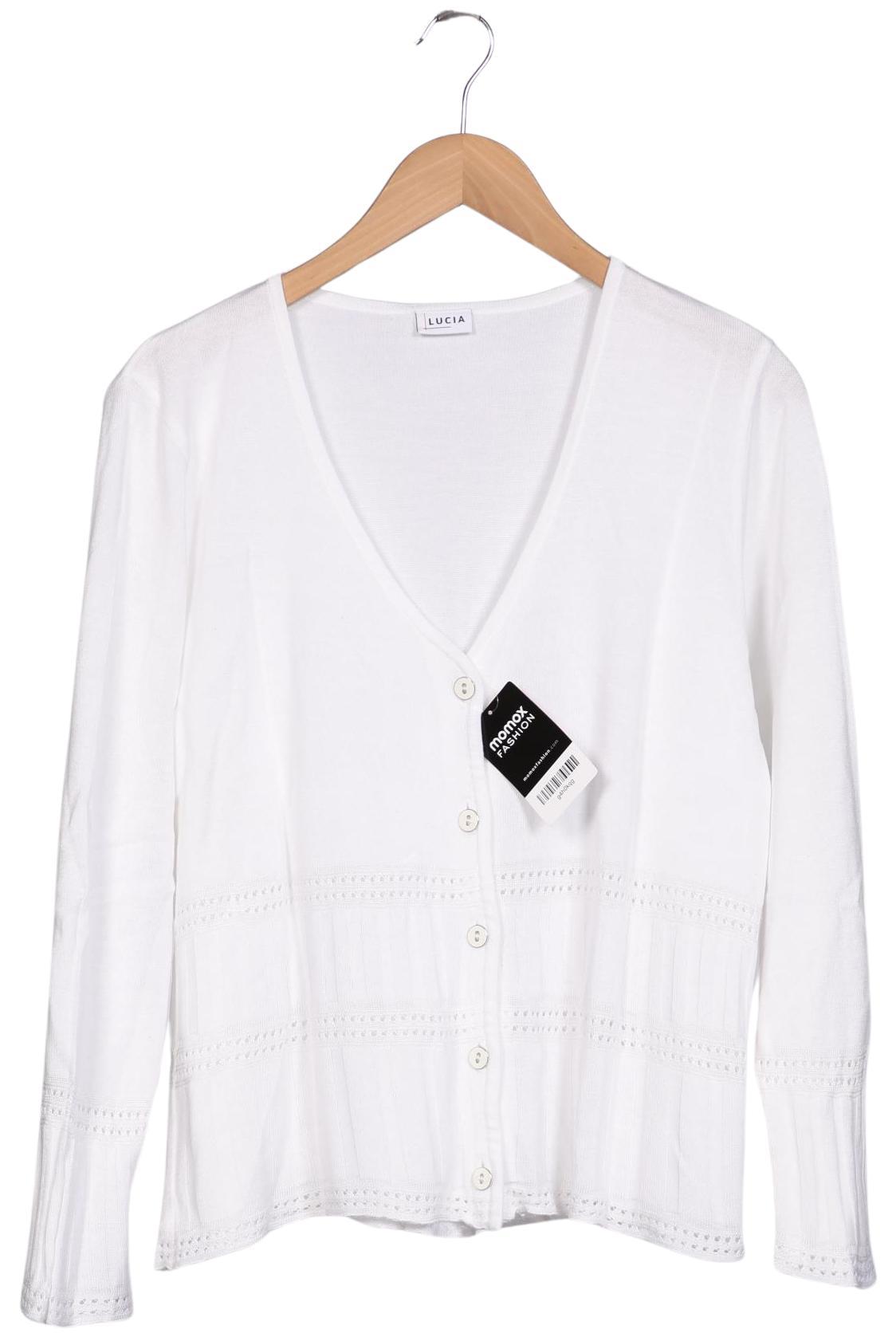

Lucia Damen Strickjacke, weiß, Gr. 44
