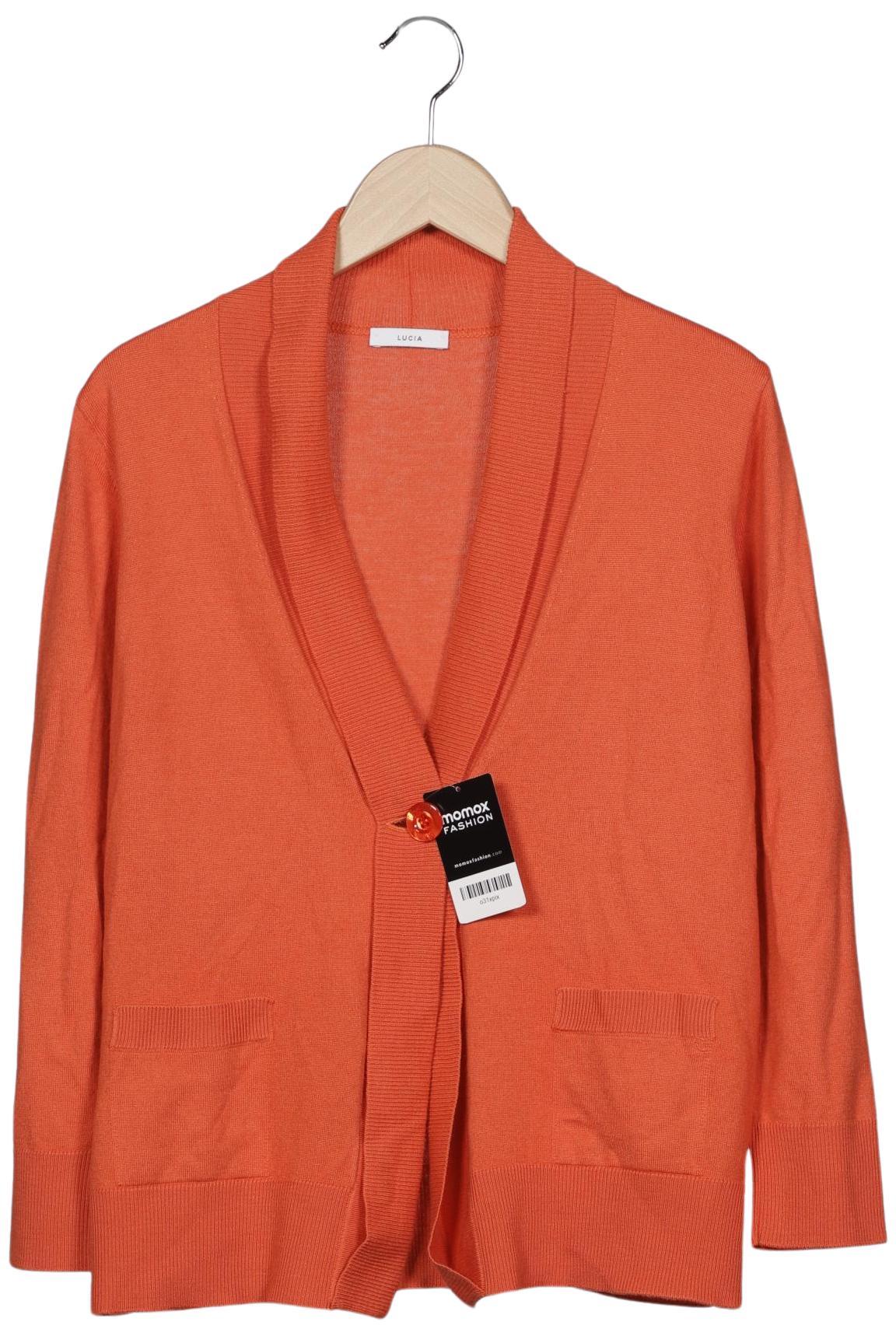 

Lucia Damen Strickjacke, orange, Gr. 42