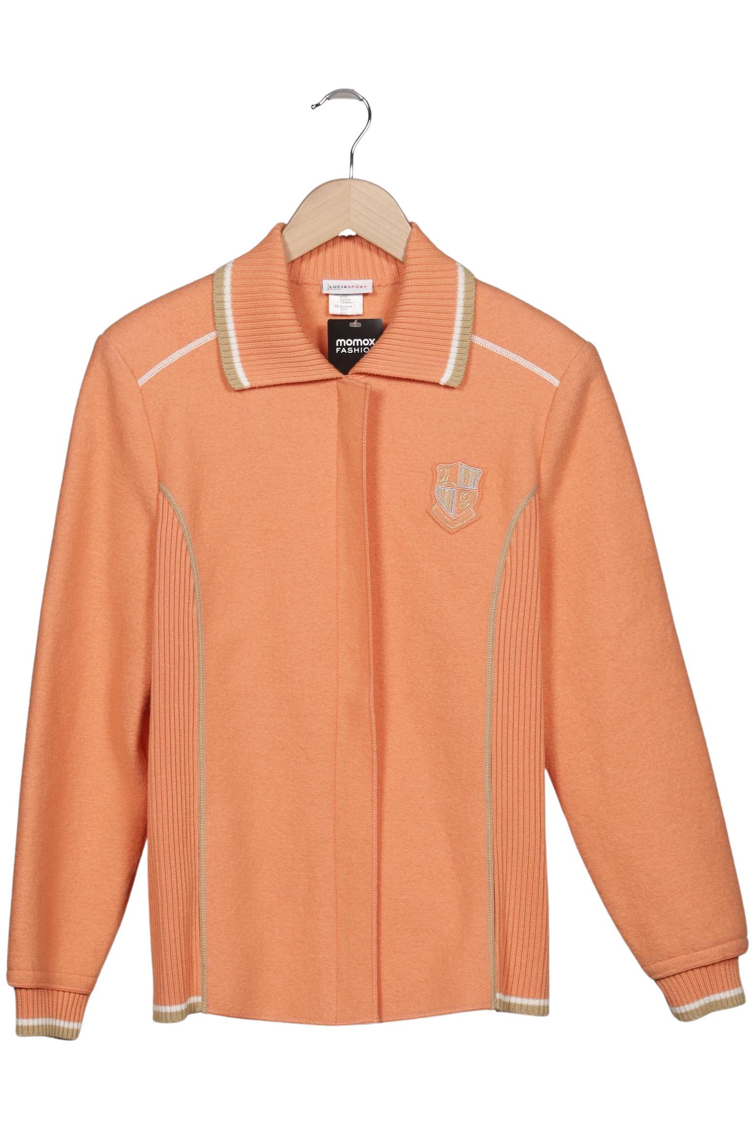 

Lucia Damen Strickjacke, orange, Gr. 40