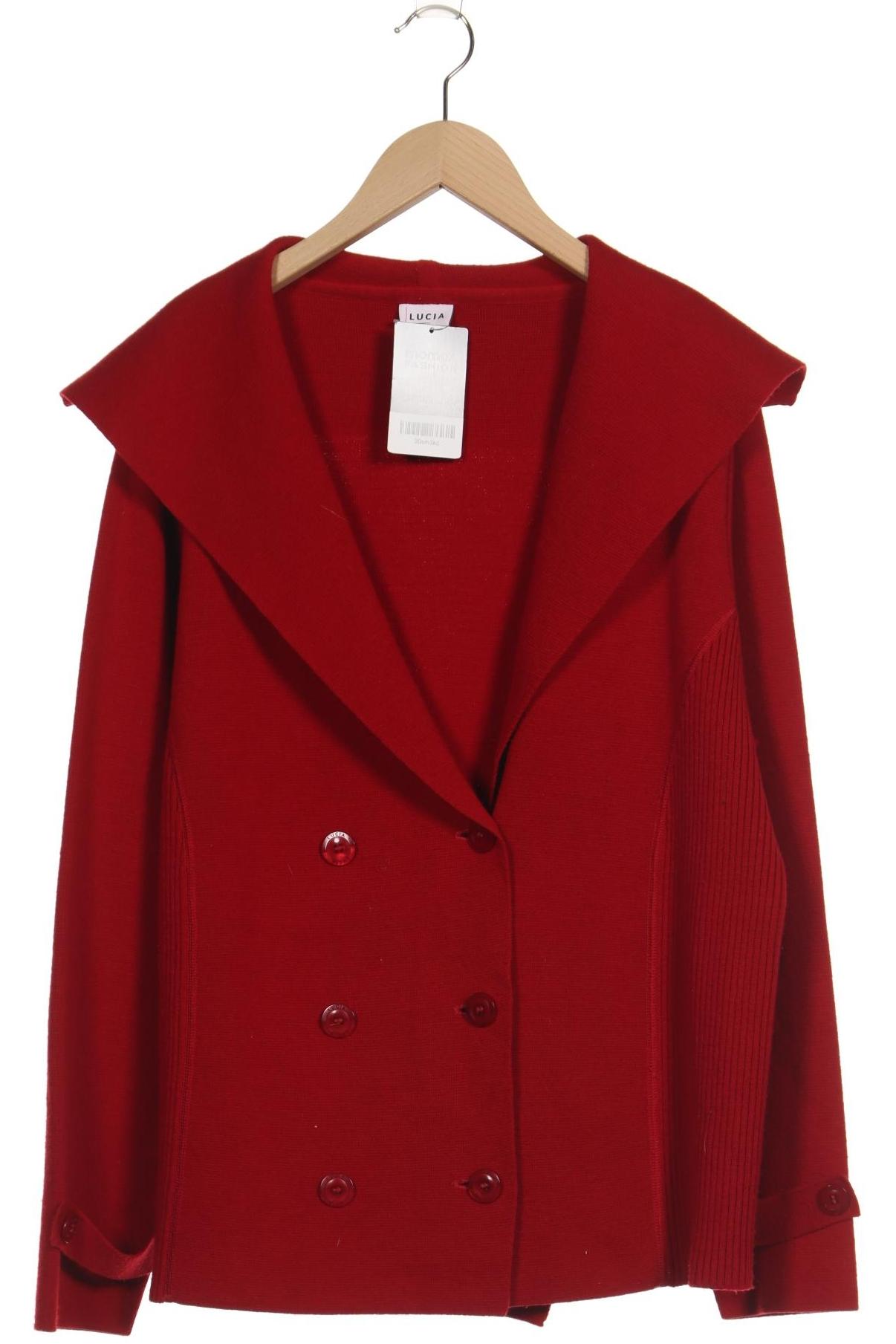 

Lucia Damen Strickjacke, rot, Gr. 46