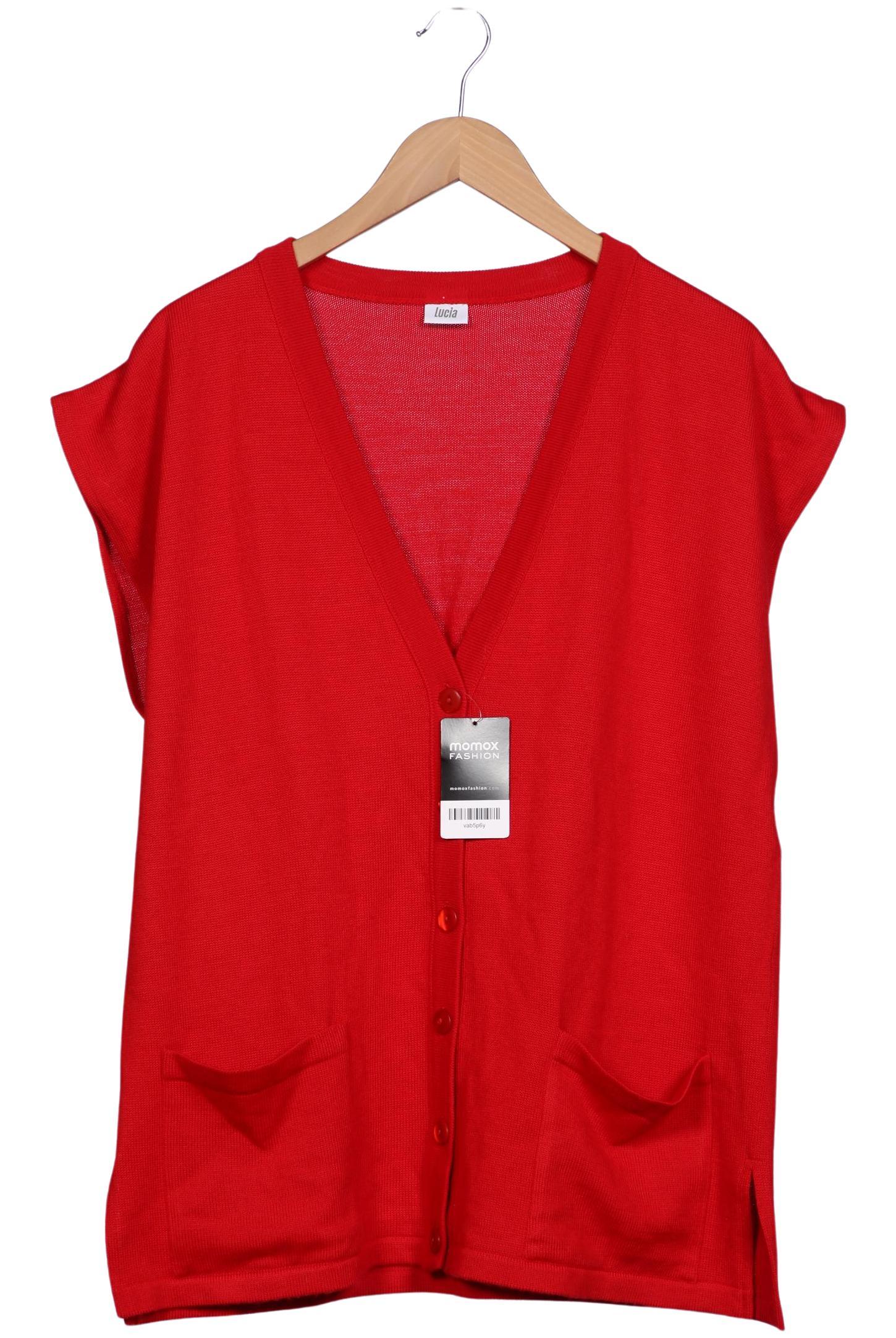 

Lucia Damen Strickjacke, rot, Gr. 42