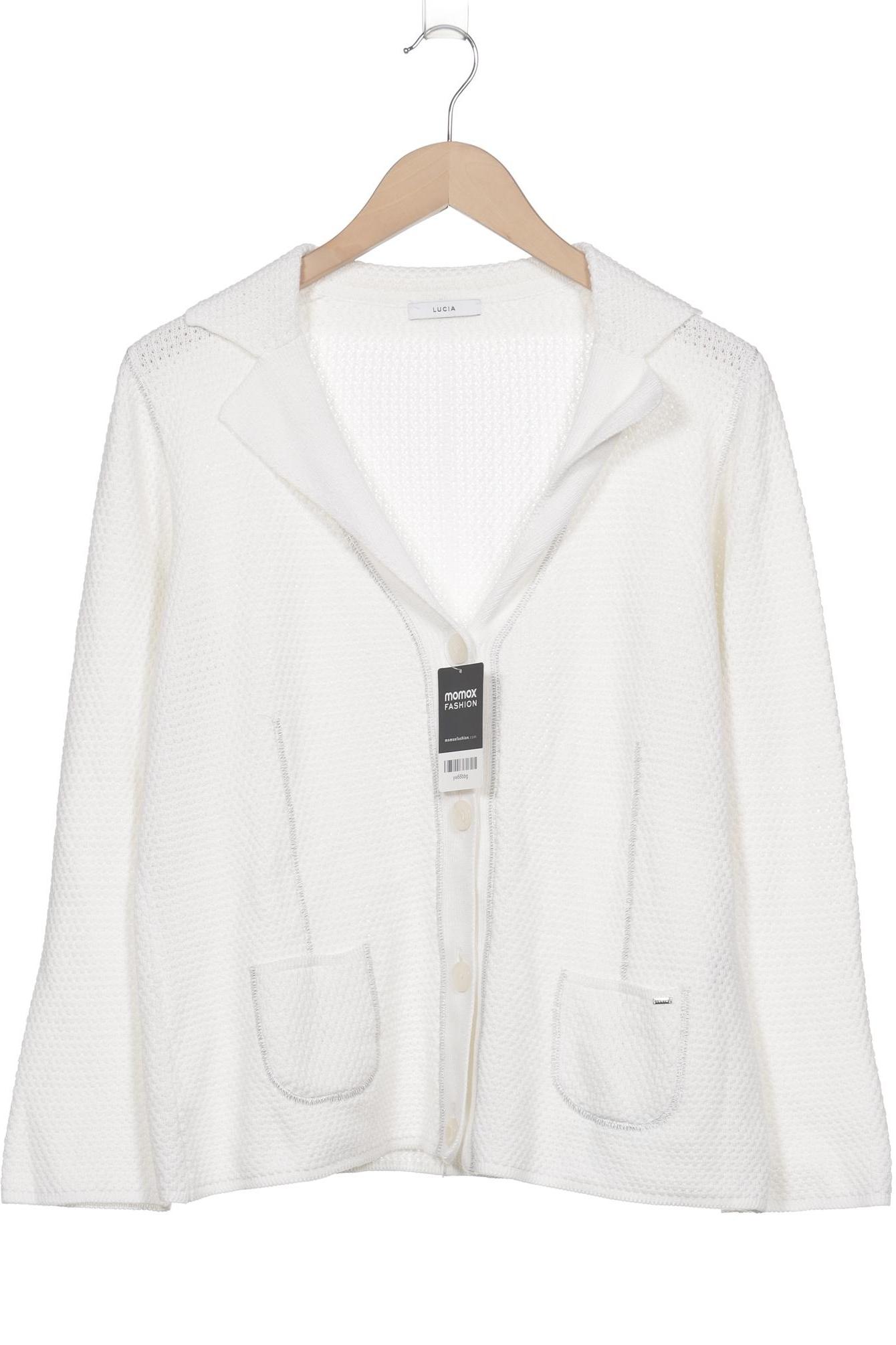 

Lucia Damen Strickjacke, weiß, Gr. 44