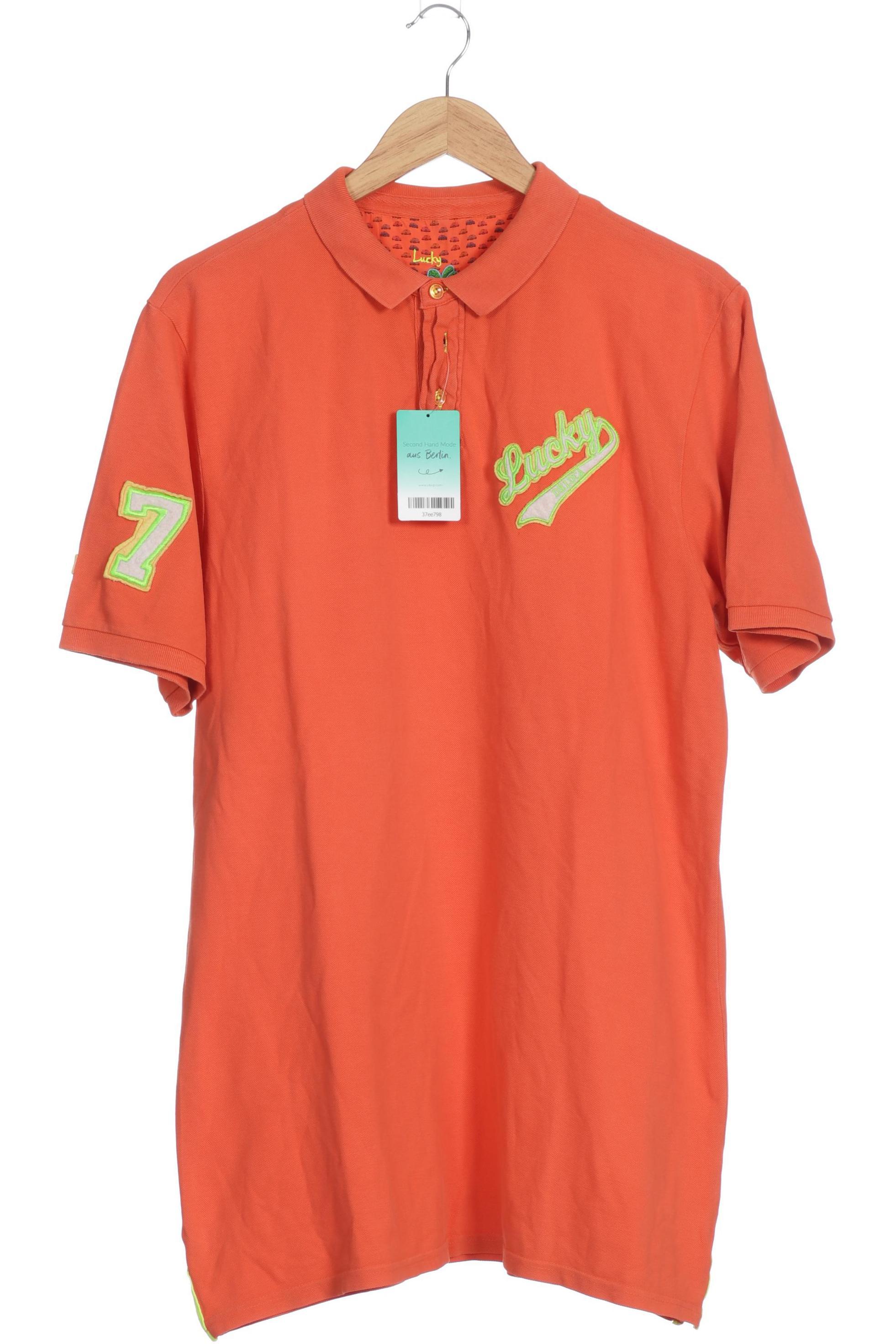 

Lucky de Luca Herren Poloshirt, orange, Gr.