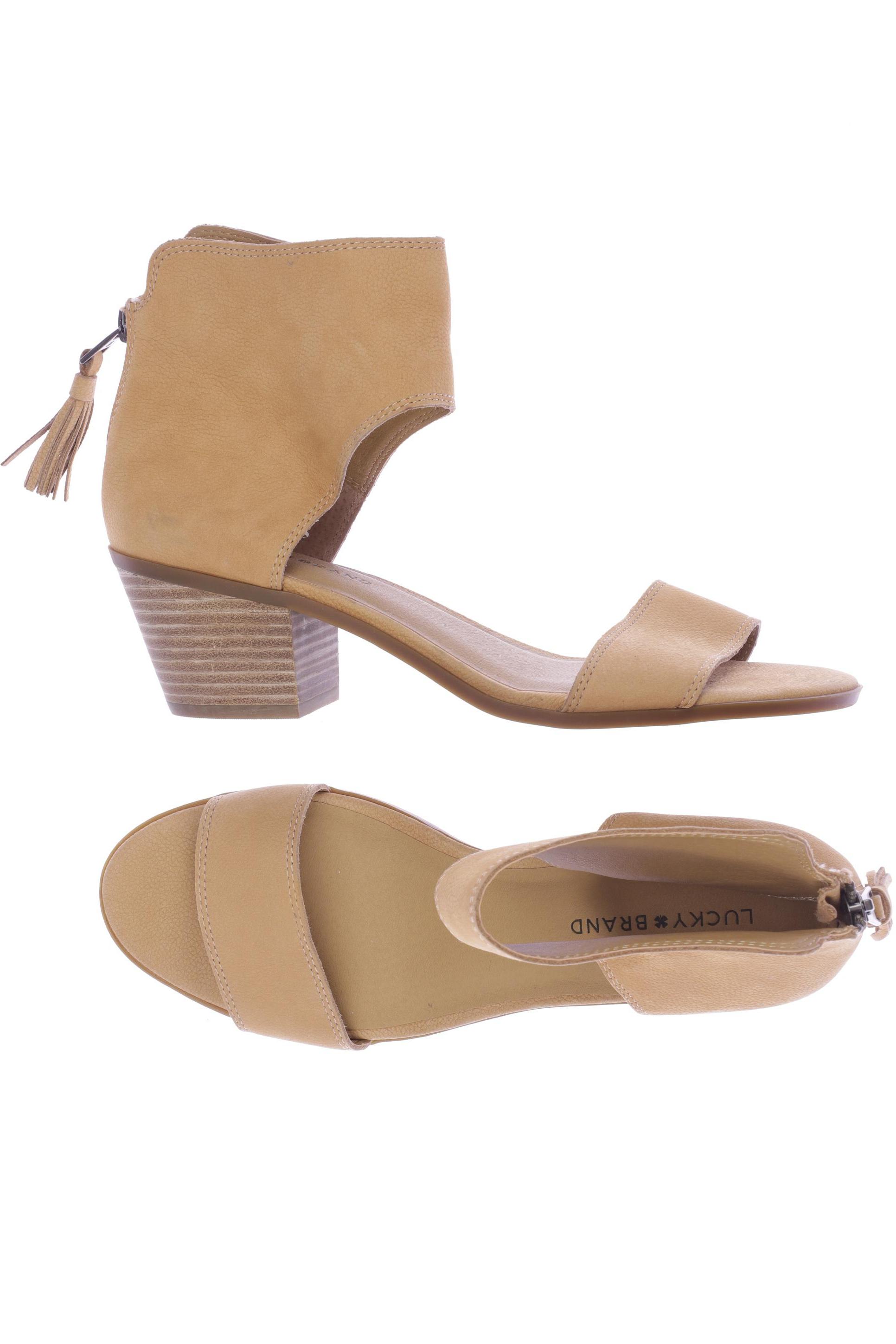 

Lucky Brand Damen Sandale, beige, Gr. 40