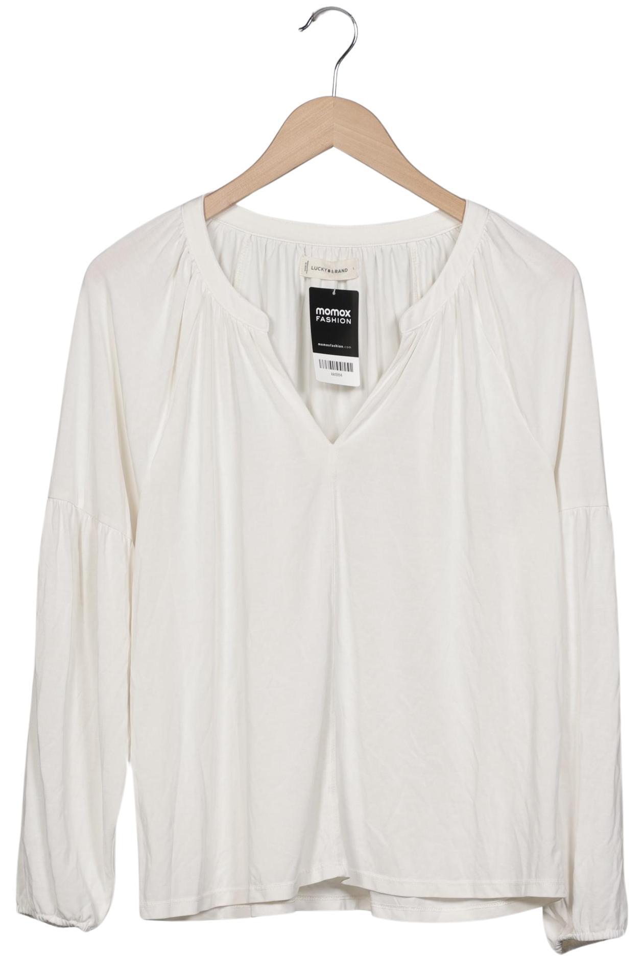 

Lucky Brand Damen Langarmshirt, weiß, Gr. 42