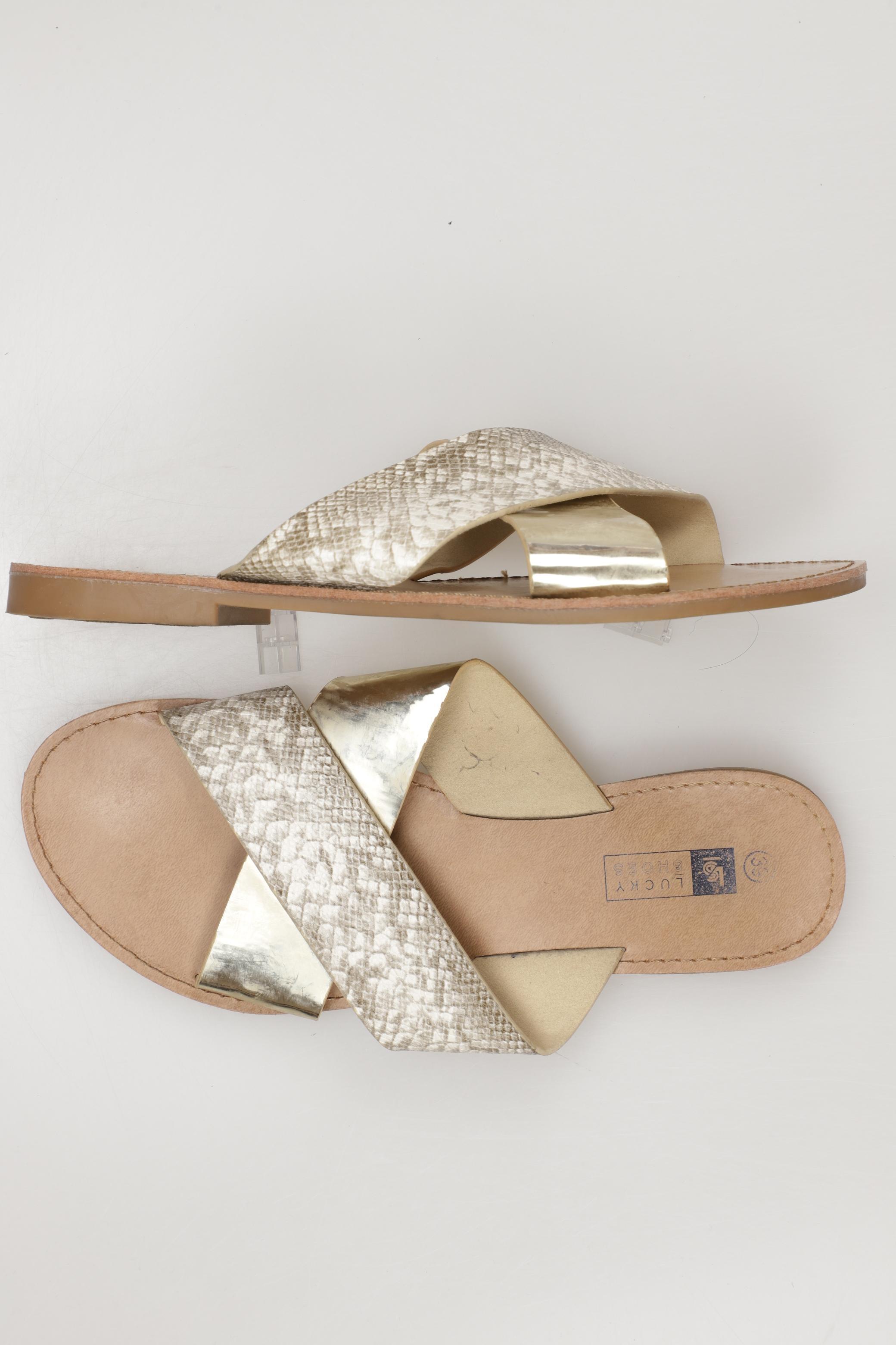 

Lucky Brand Damen Sandale, beige, Gr. 39