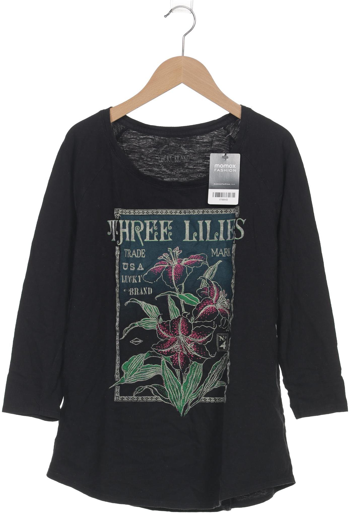 

Lucky Brand Damen Langarmshirt, schwarz, Gr. 38