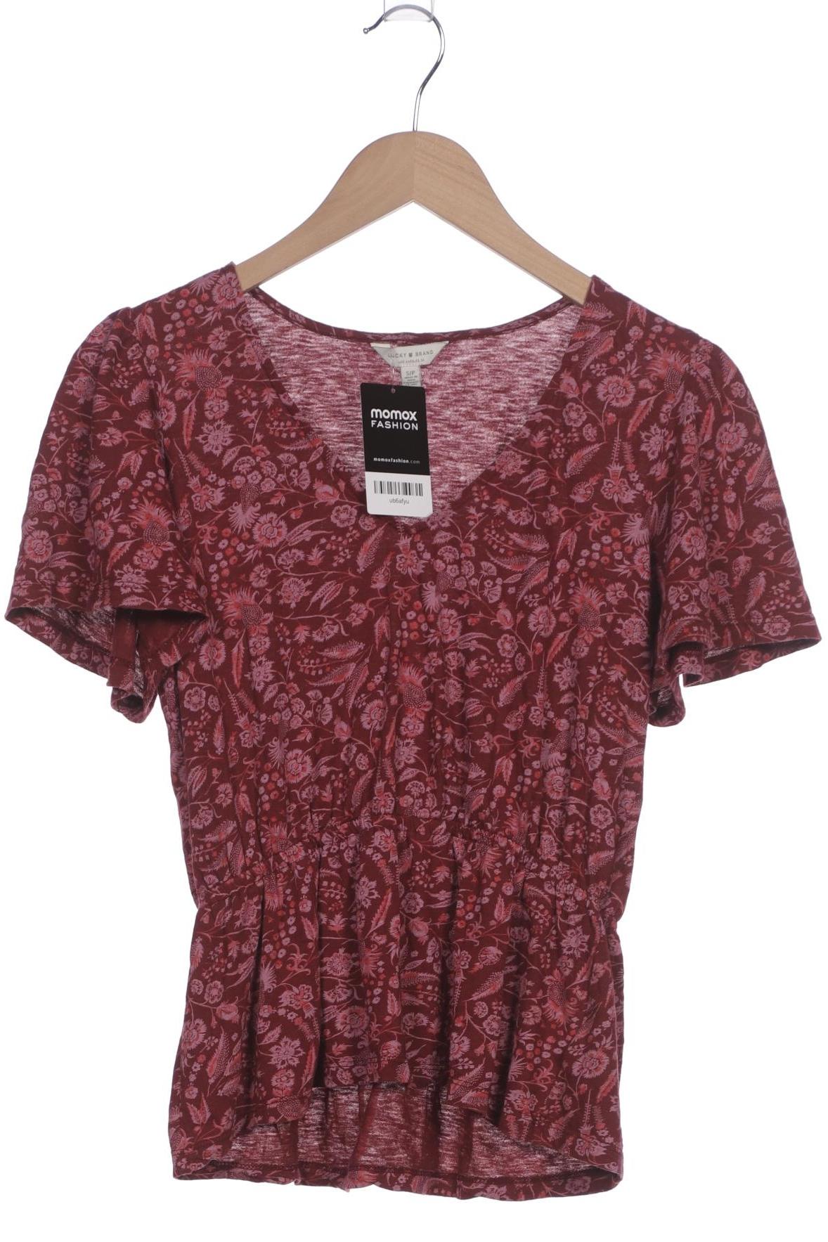 

Lucky Brand Damen T-Shirt, bordeaux, Gr. 36
