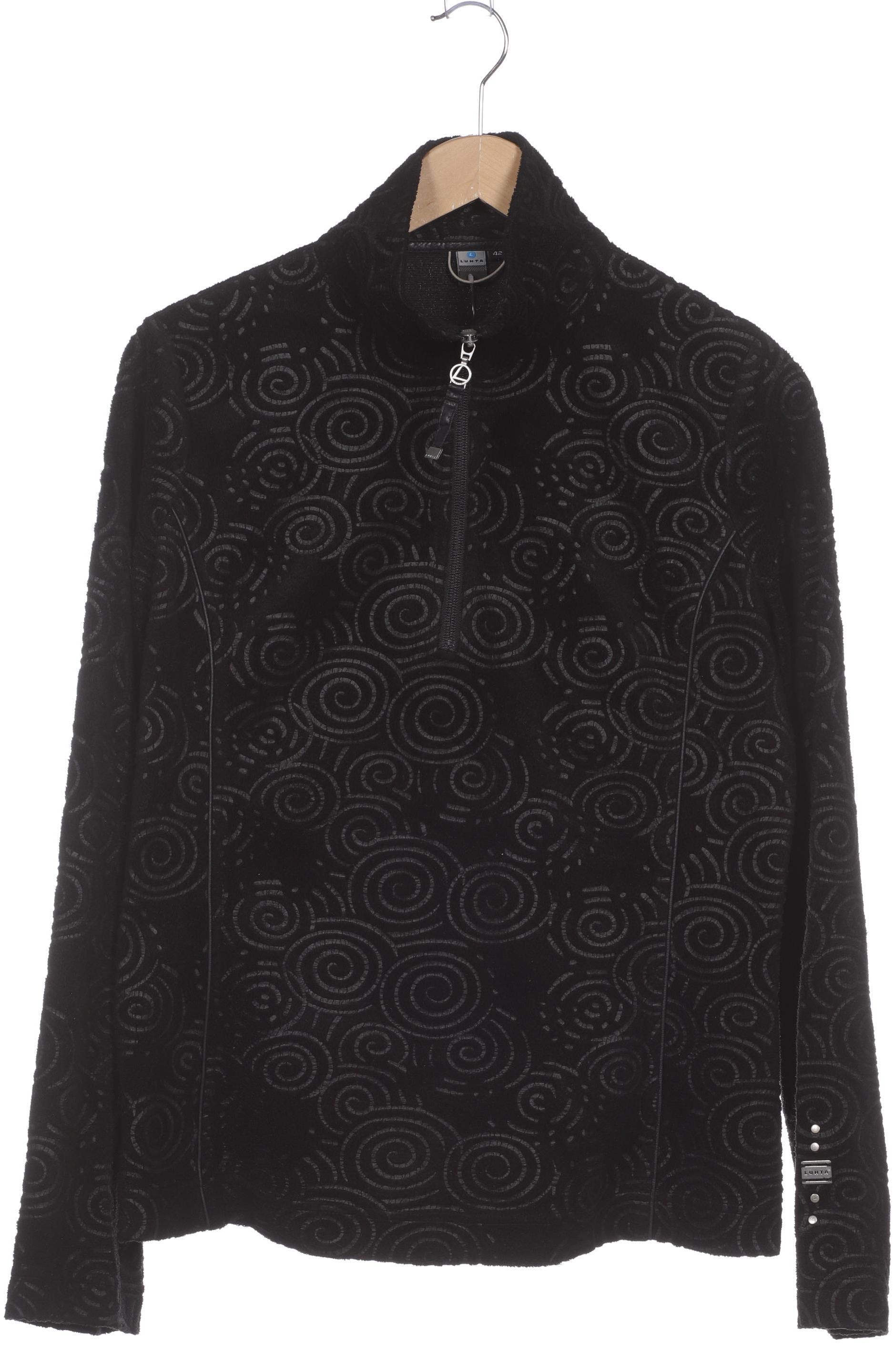 

Luhta Damen Sweatshirt, schwarz, Gr. 42