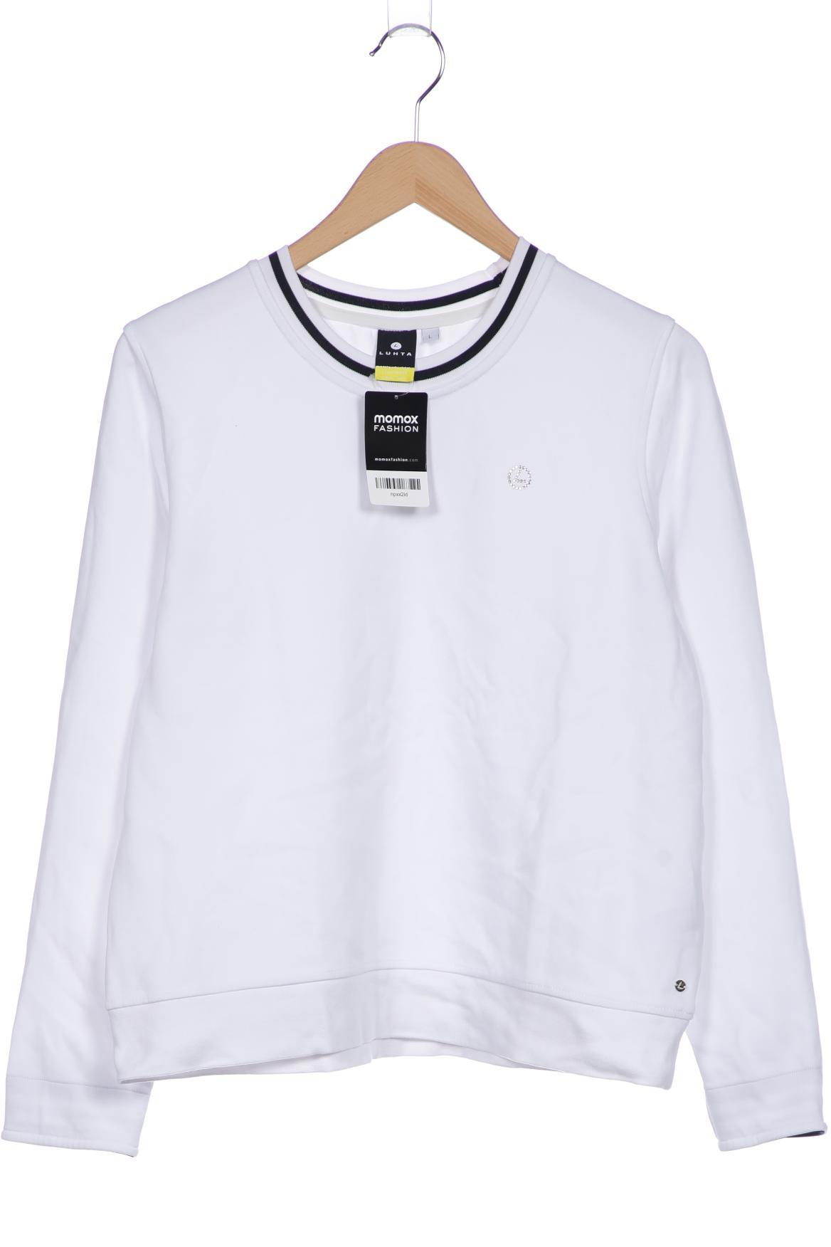 

Luhta Damen Sweatshirt, weiß, Gr. 42
